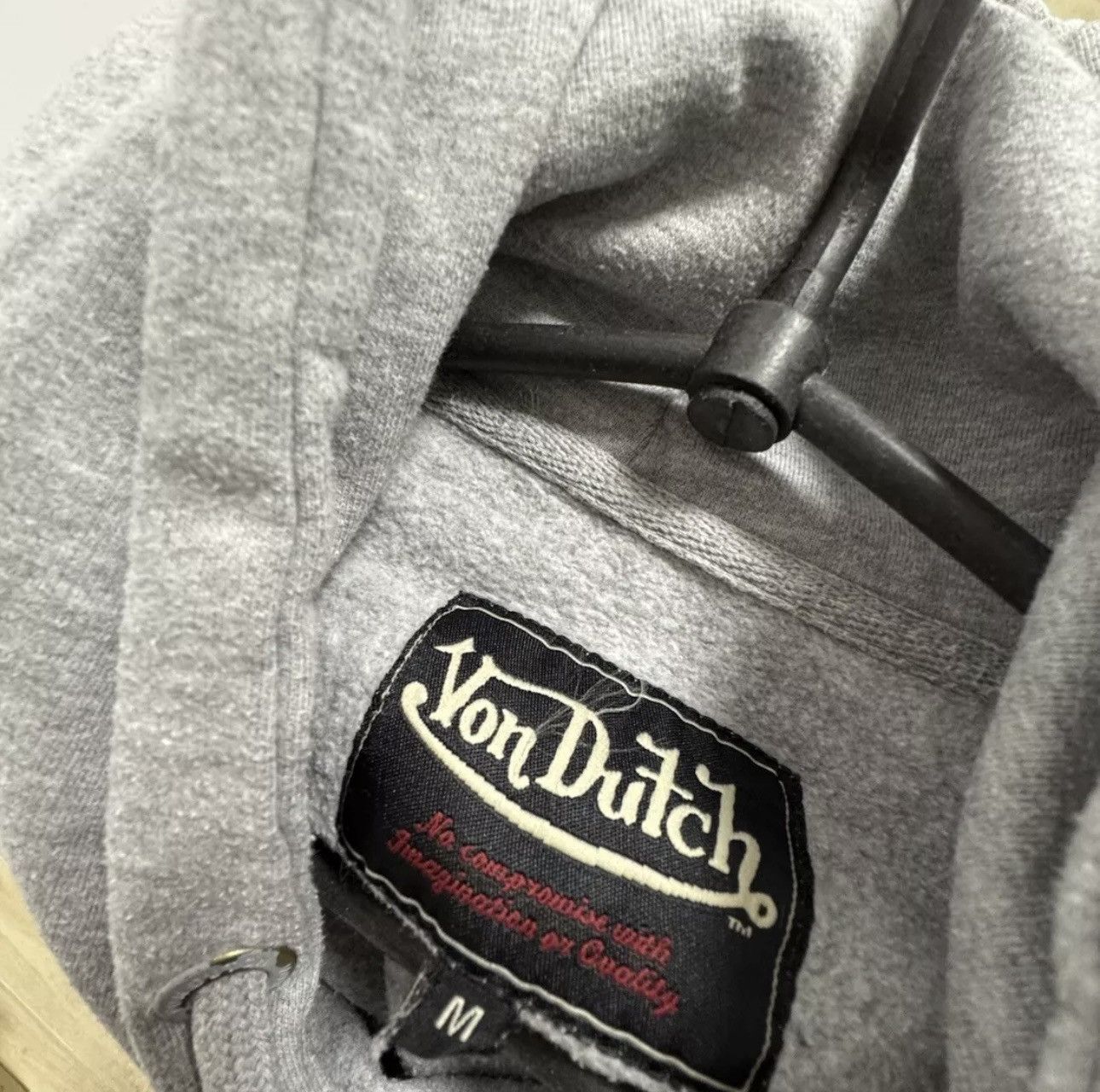 Vintage × Von Dutch Vintage Hoodie Von Dutch M Size Big Logo Y2K Size US M / EU 48-50 / 2 - 4 Thumbnail