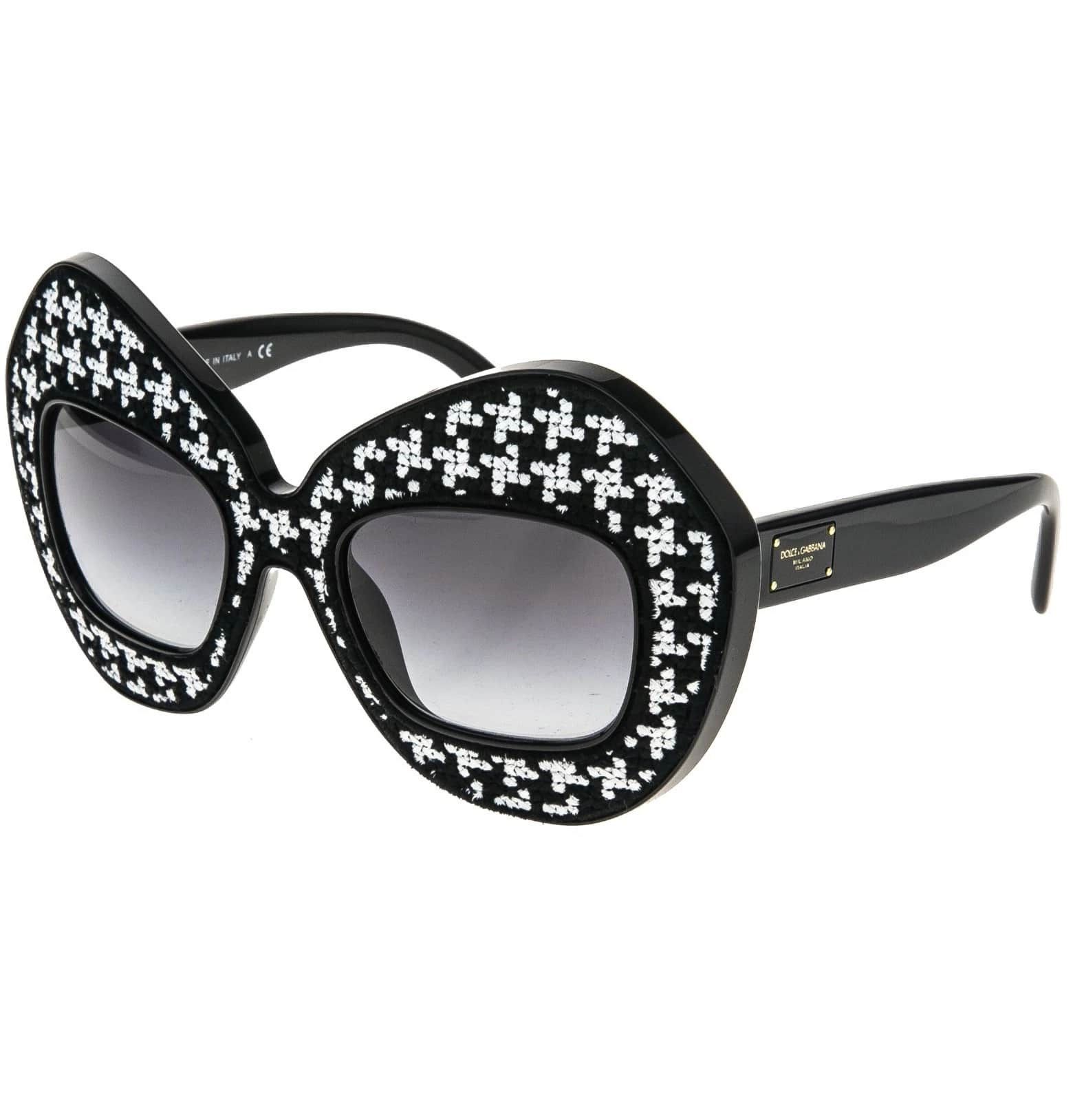 Dolce & Gabbana DOLCE & GABBANA DG6108 PIED DE POULE Textile Print 6108 Size ONE SIZE - 7 Thumbnail