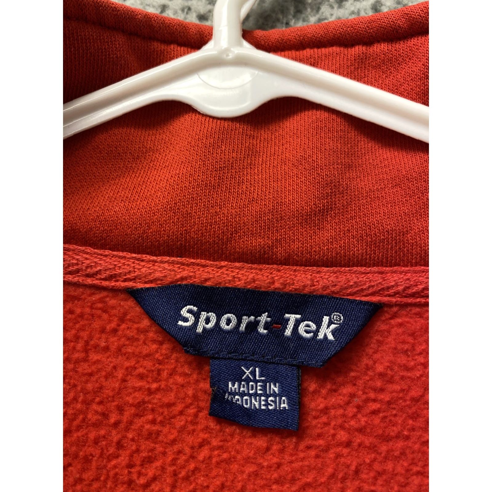 Omega Sport-Tek Chi Omega KU Sweatshirt Men XL 1/4 Zip Pullover Red Fall Winter Active Size US XL / EU 56 / 4 - 4 Thumbnail