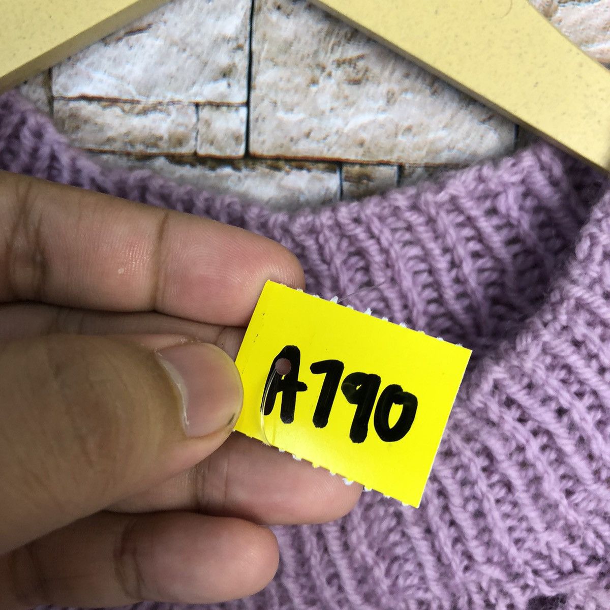 Homespun Knitwear × Japanese Brand Japanese Brand Purple Knitwear crochet #A790 Size S / US 4 / IT 40 - 9 Thumbnail