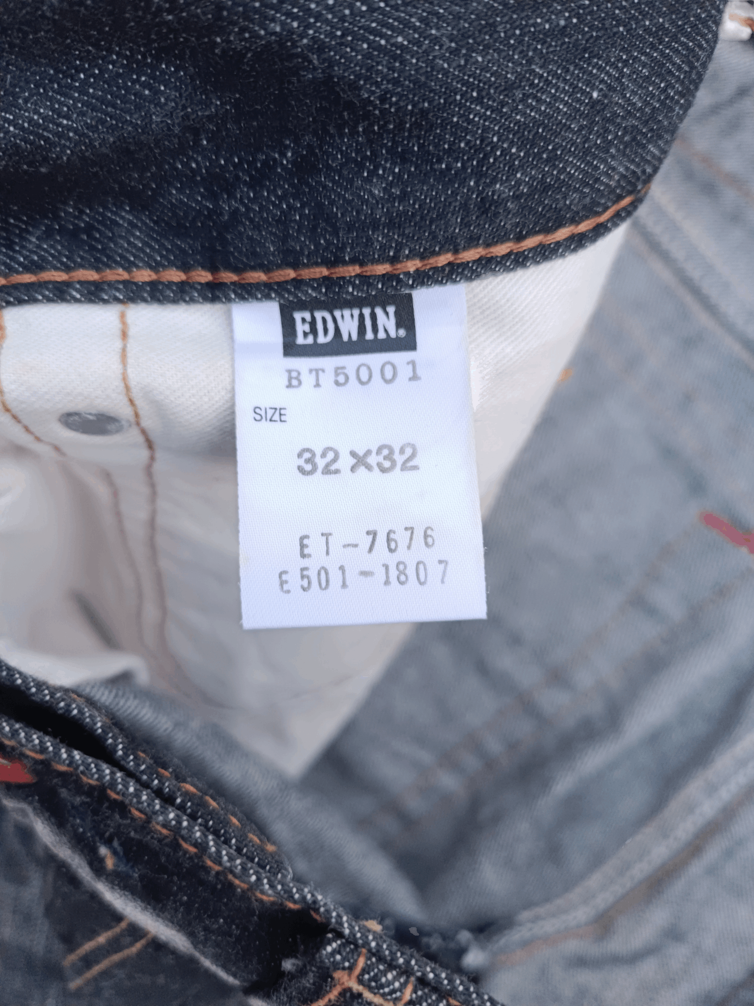 Edwin EDWIN 503 FLARE FADED & RUSTY PUNK STYLE WHISKERS DENIM Size US 34 / EU 50 - 6 Thumbnail