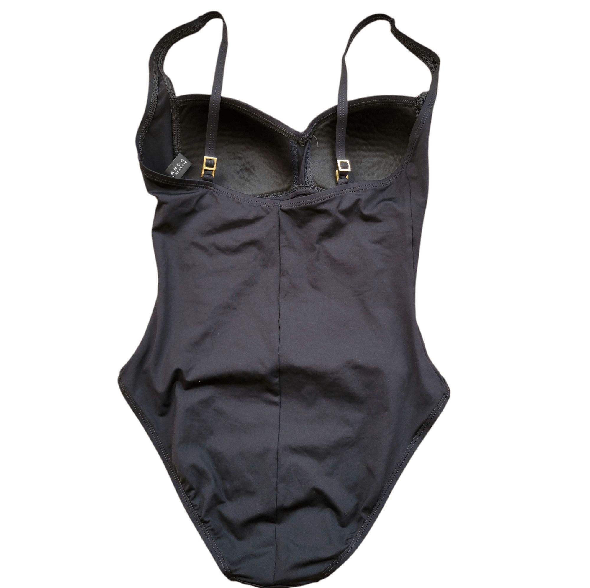 Other La Blanca by Rod Beattie Shirred One Swimsuit Size 6 Black Size ONE SIZE - 2 Thumbnail