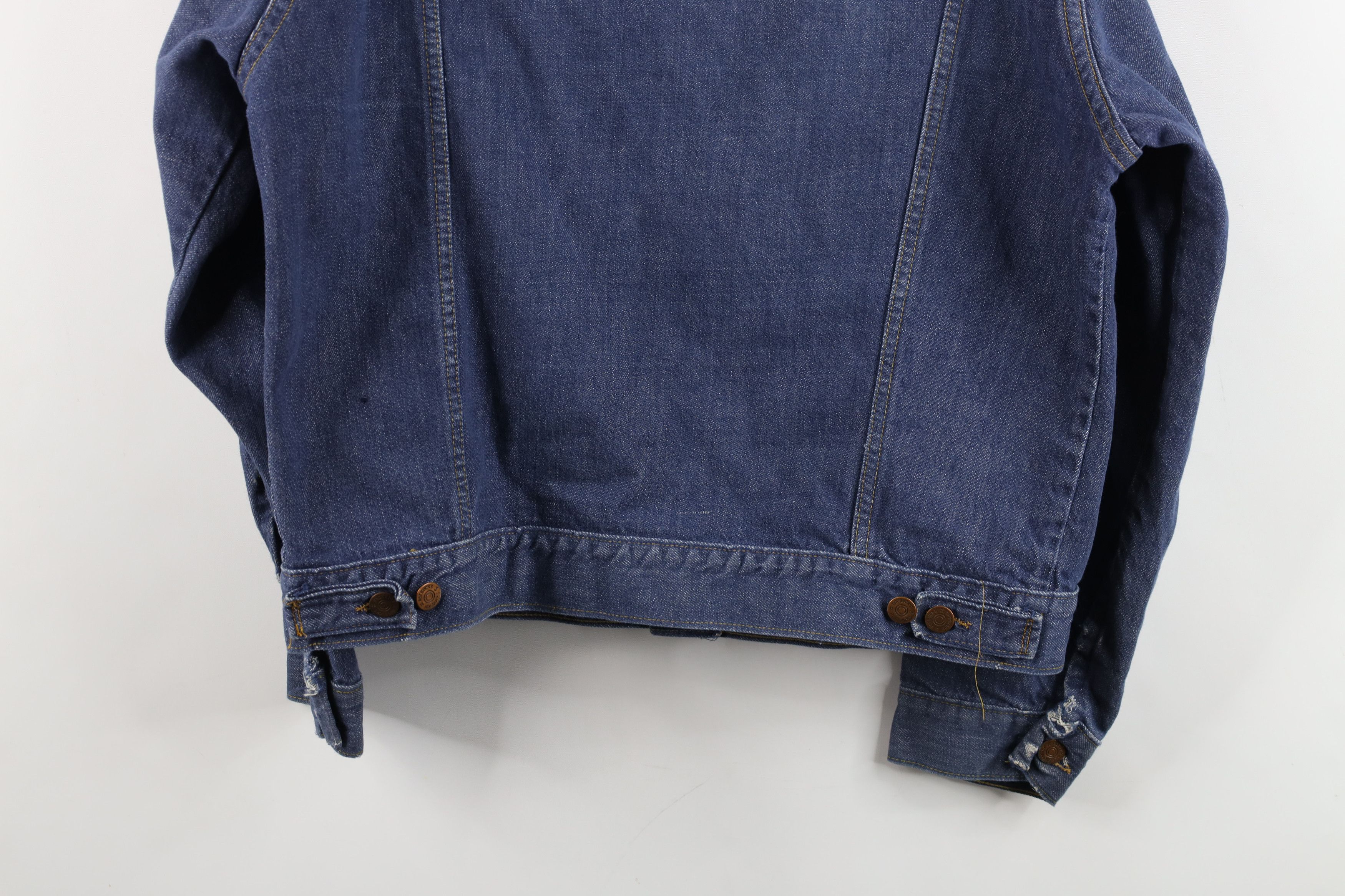 Vintage Vintage 60s Streetwear Denim Jean Trucker Jacket Blue USA Size US M / EU 48-50 / 2 - 16 Thumbnail