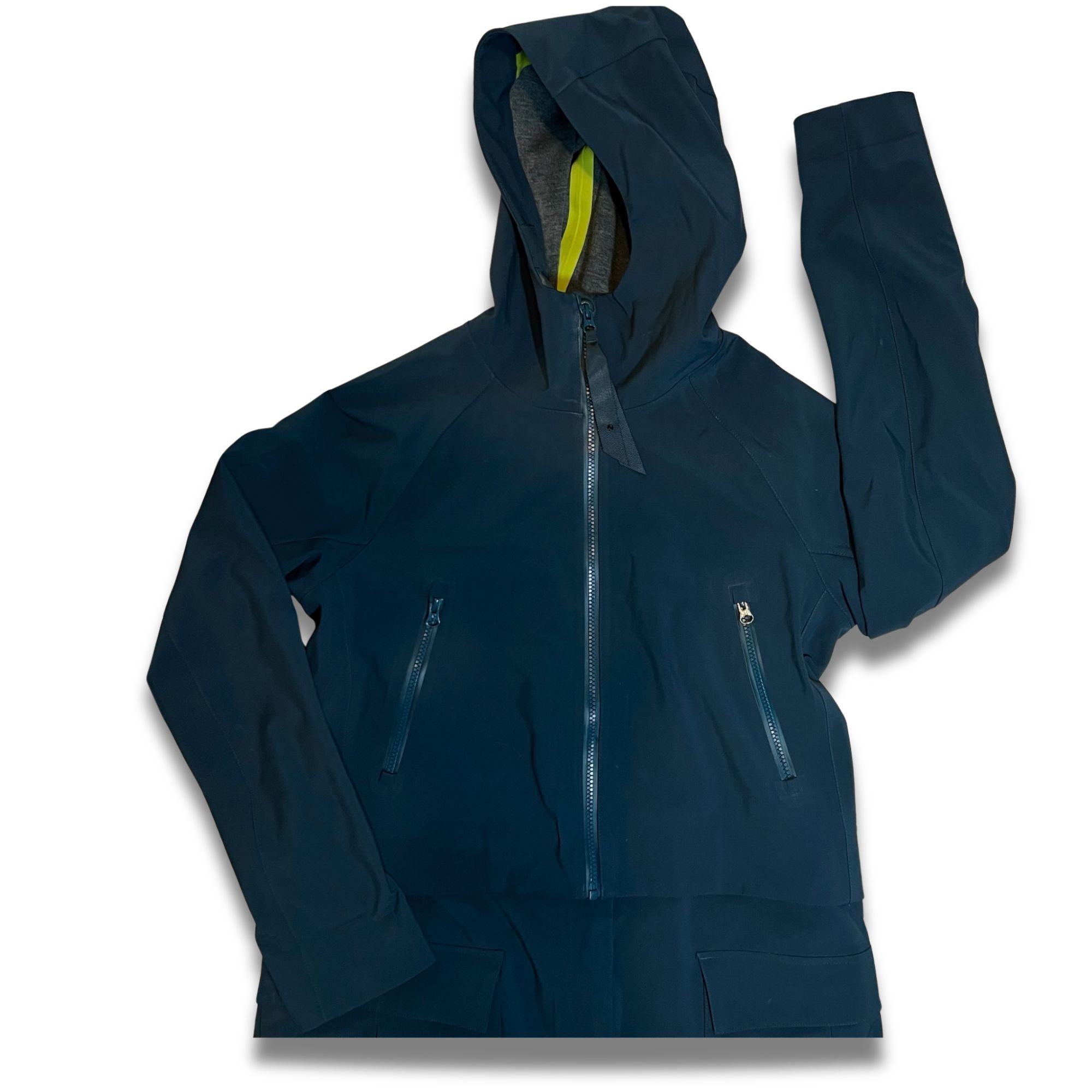 Lululemon Lululemon Rain Or Shine Hooded Jacket In Navy - Womens Size Size S / US 4 / IT 40 - 4 Thumbnail