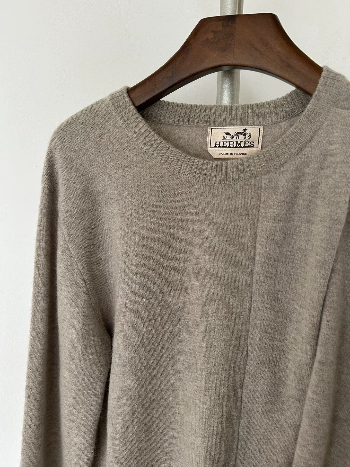 Hermes Hermes Irregular Wool Sweater Size US M / EU 48-50 / 2 - 2 Thumbnail