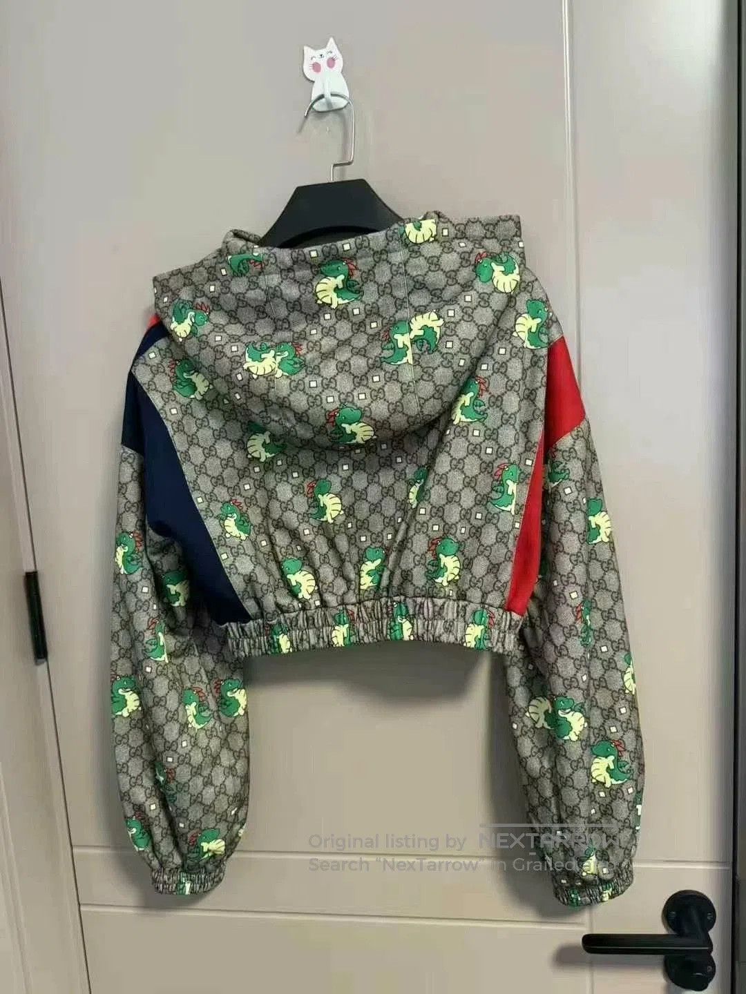 Gucci gucci cartoon logo cropped jacket. Size S / US 4 / IT 40 - 2 Thumbnail