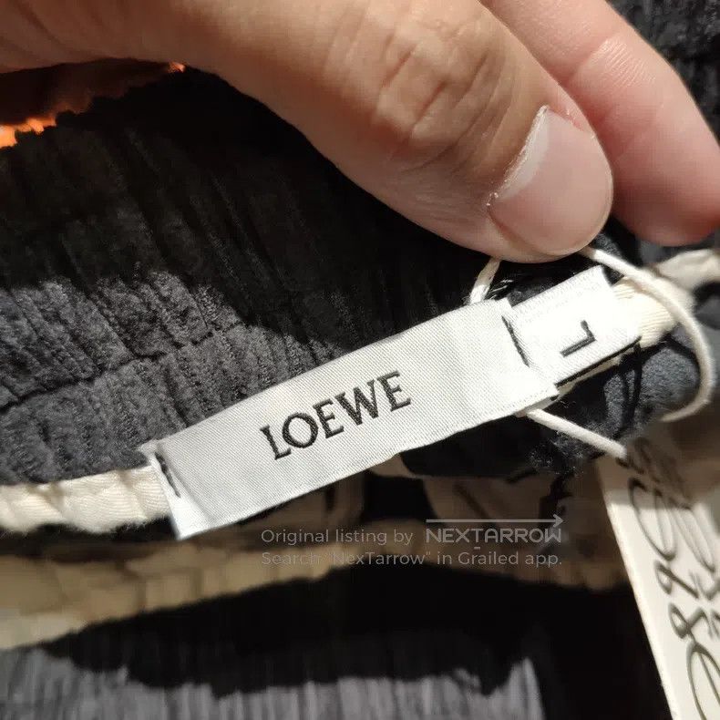 Loewe Loewe size L Men's corduroy pants, thick and warm Size US 31 - 6 Thumbnail