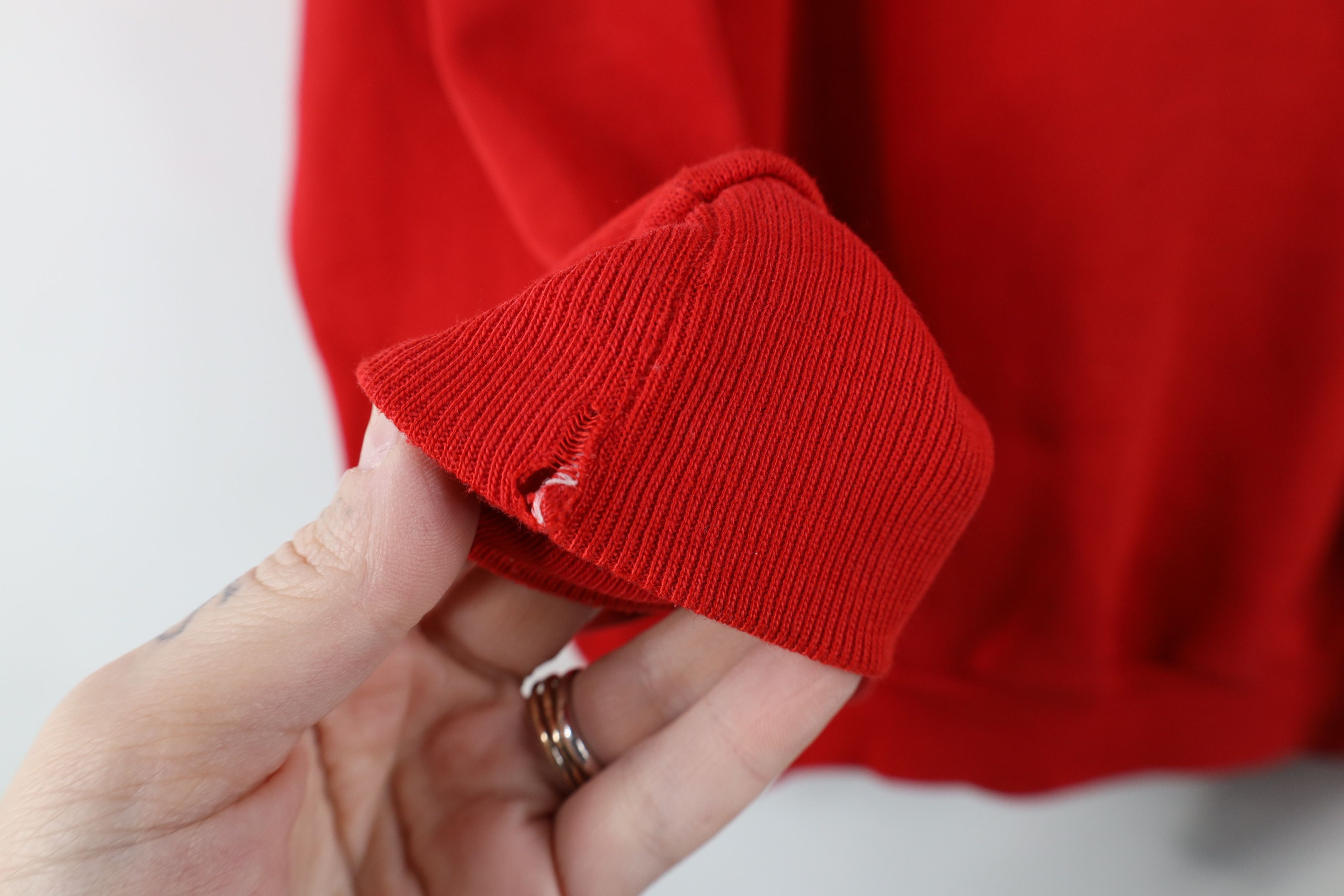 Russell Athletic × Vintage Vintage 70s Russell Athletic Crewneck Sweatshirt Red USA Size S / US 4 / IT 40 - 6 Thumbnail