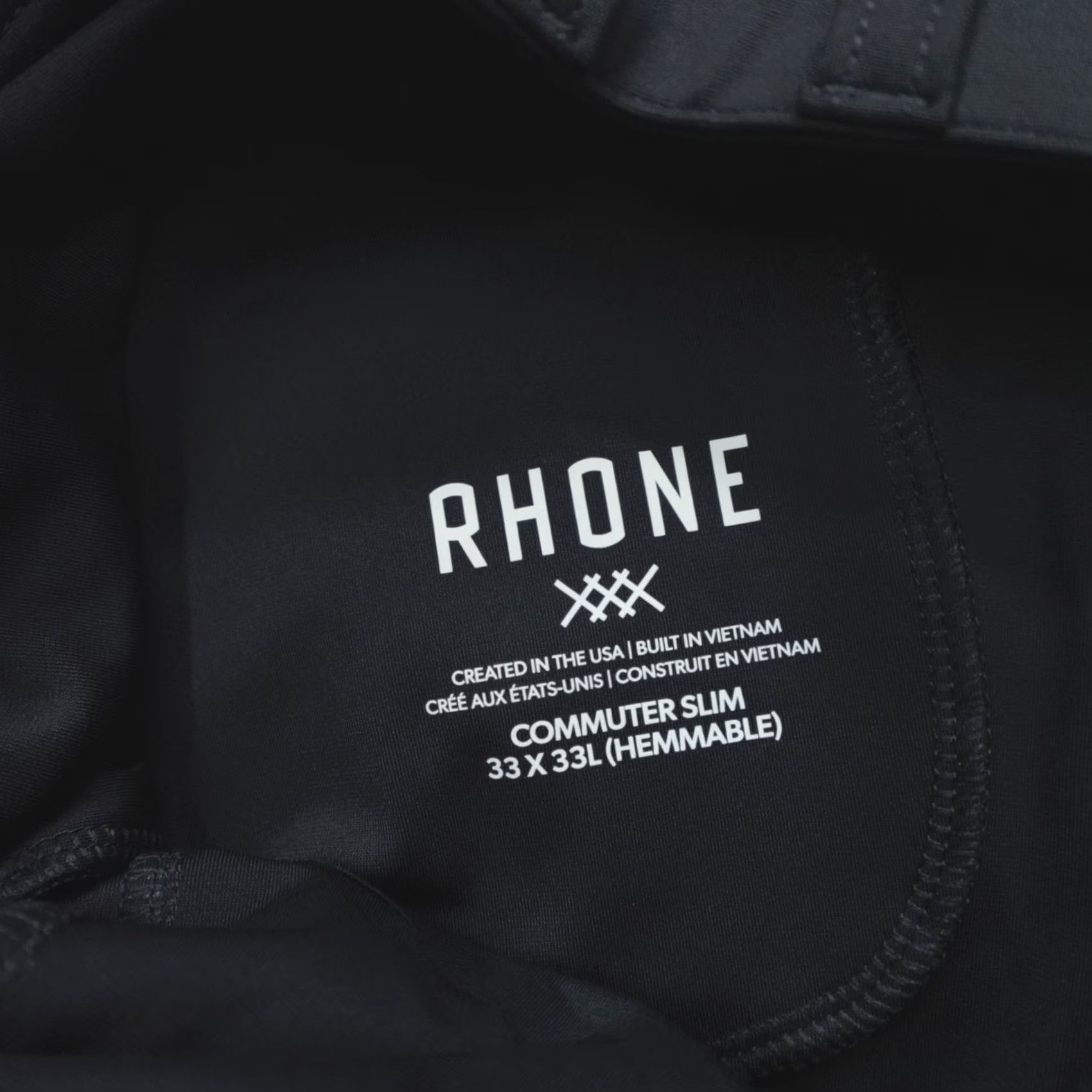 Rhone Rhone Pants Mens 33 Commuter Pocket Slim Fit Performance Men Size Navy Inseam Size US 33 - 4 Thumbnail
