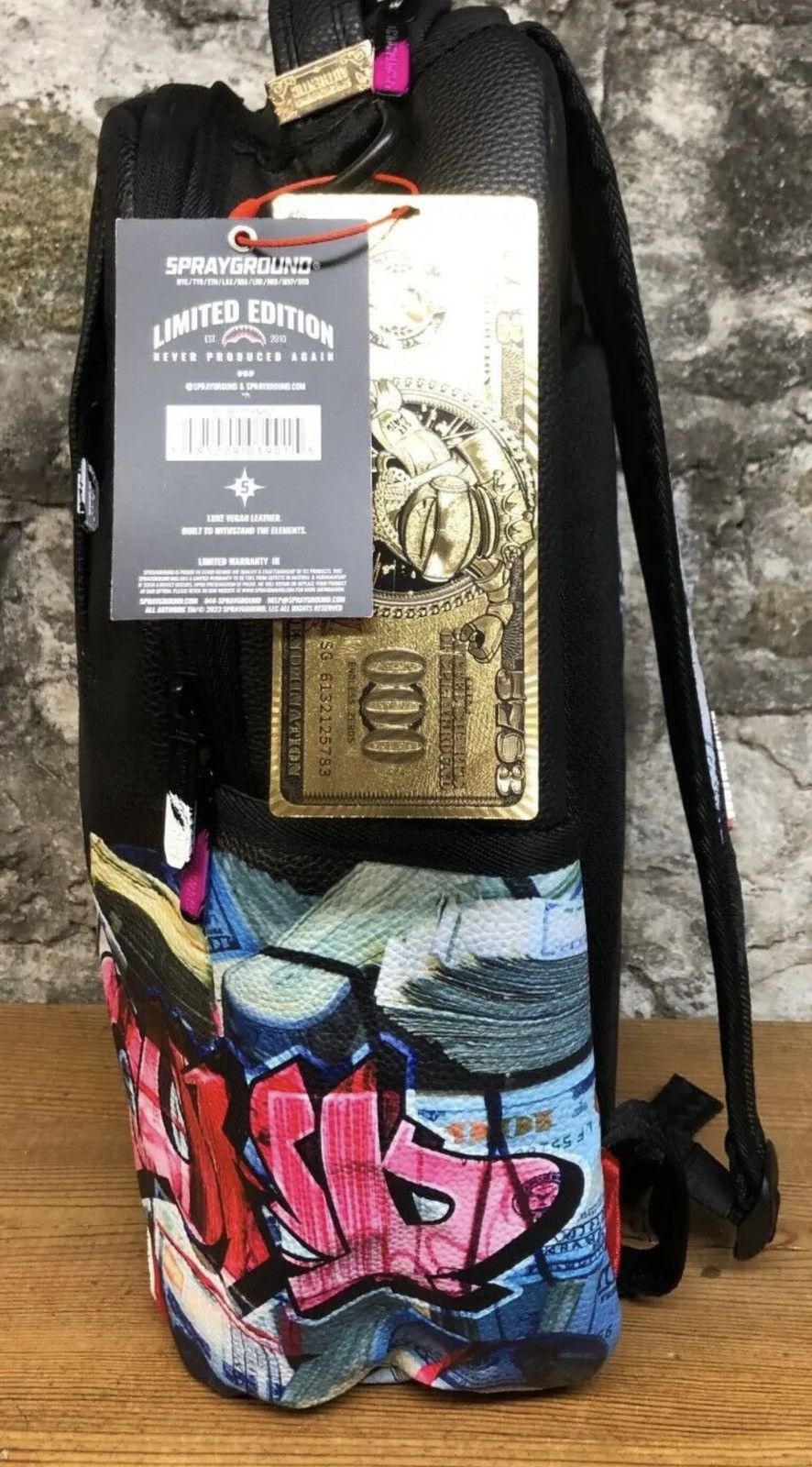 Sprayground SPRAYGROUND GRAFFITTI MONEY STASH BACKPACK Size ONE SIZE - 3 Thumbnail