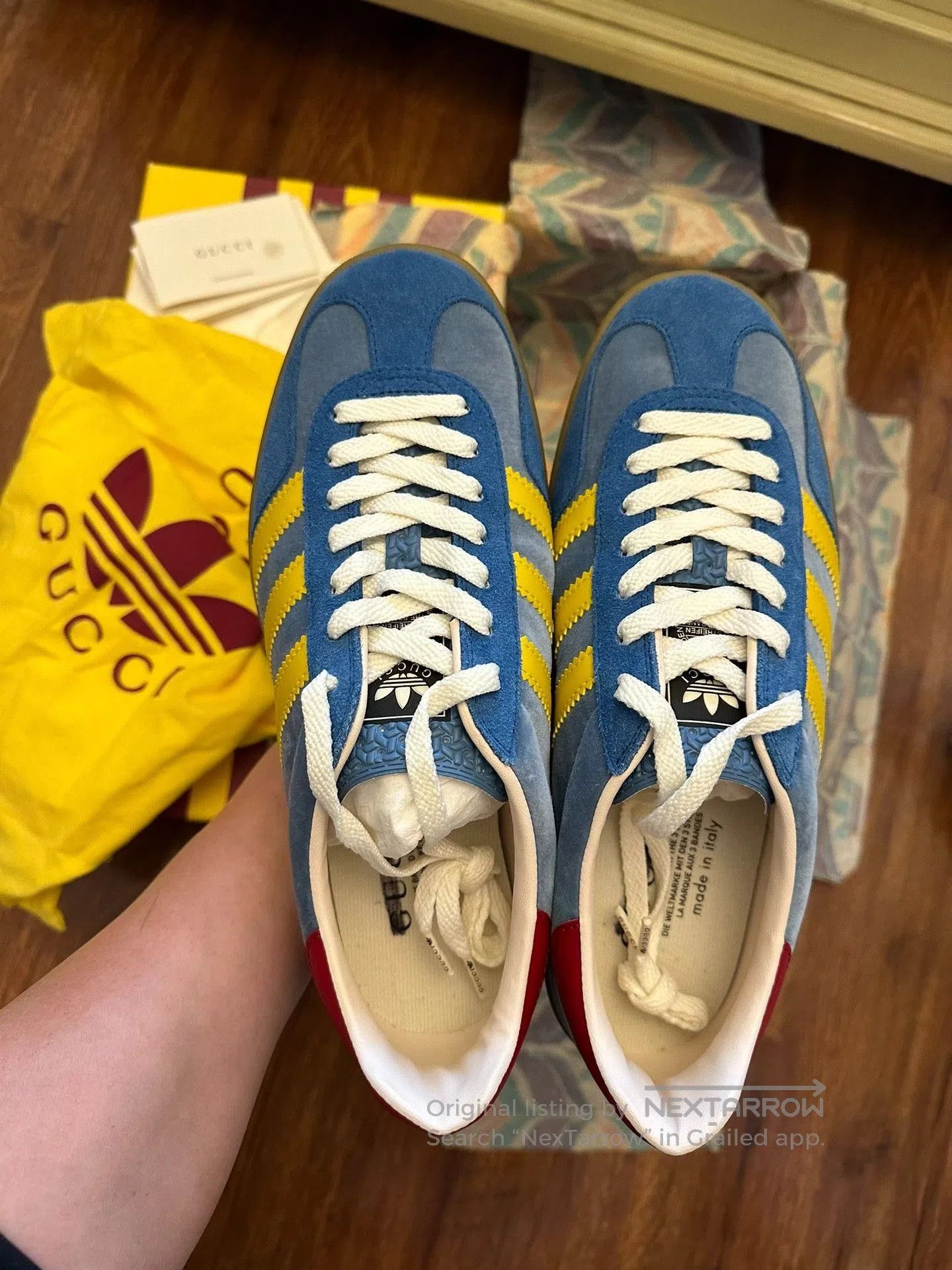 Gucci adidas Originals x Gucci Gazelle. Size US 7 / EU 40 - 3 Thumbnail