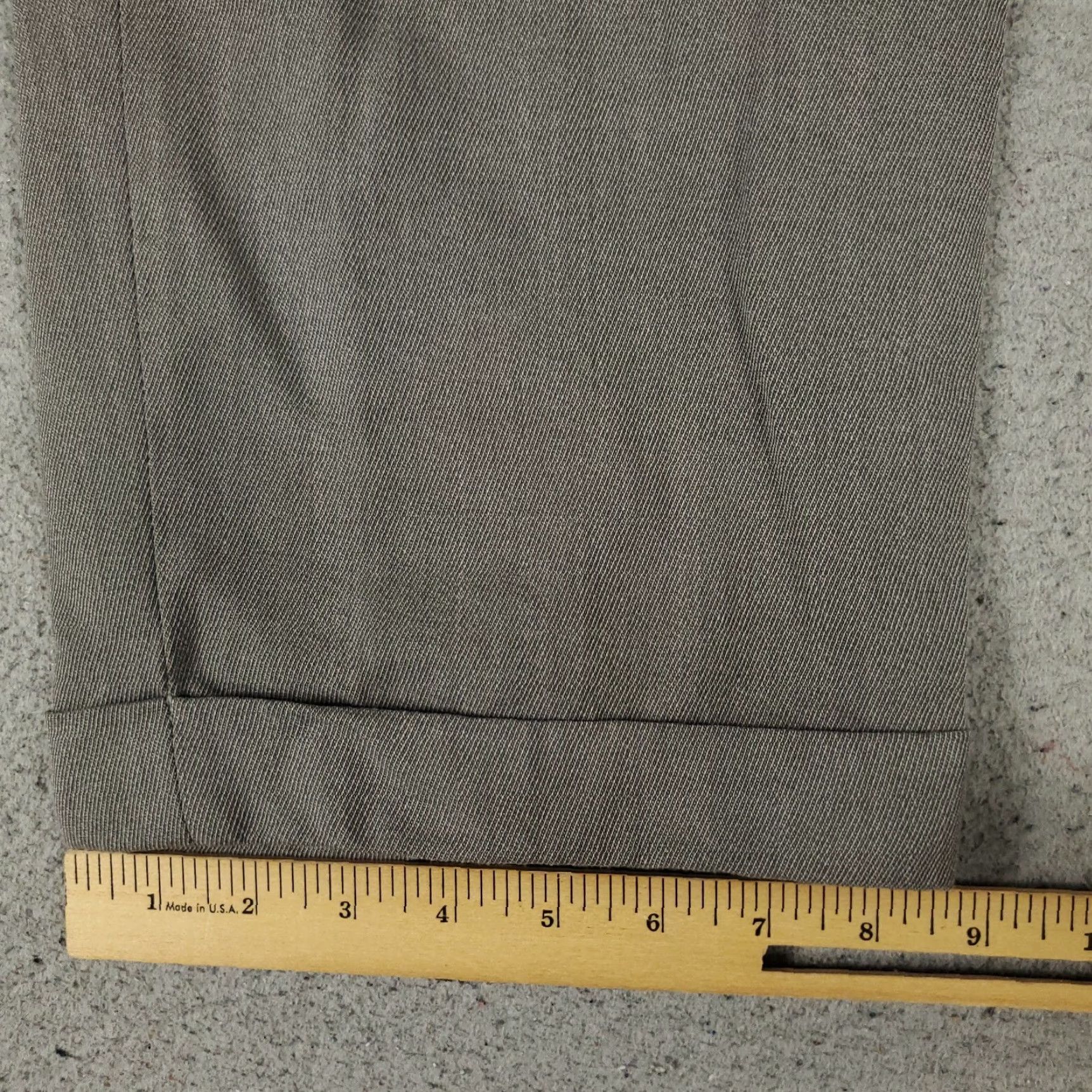 Zanella Zanella Gray Wool Dress Pants 34x30 Pleated Regular Fit Mens Size US 34 / EU 50 - 7 Thumbnail