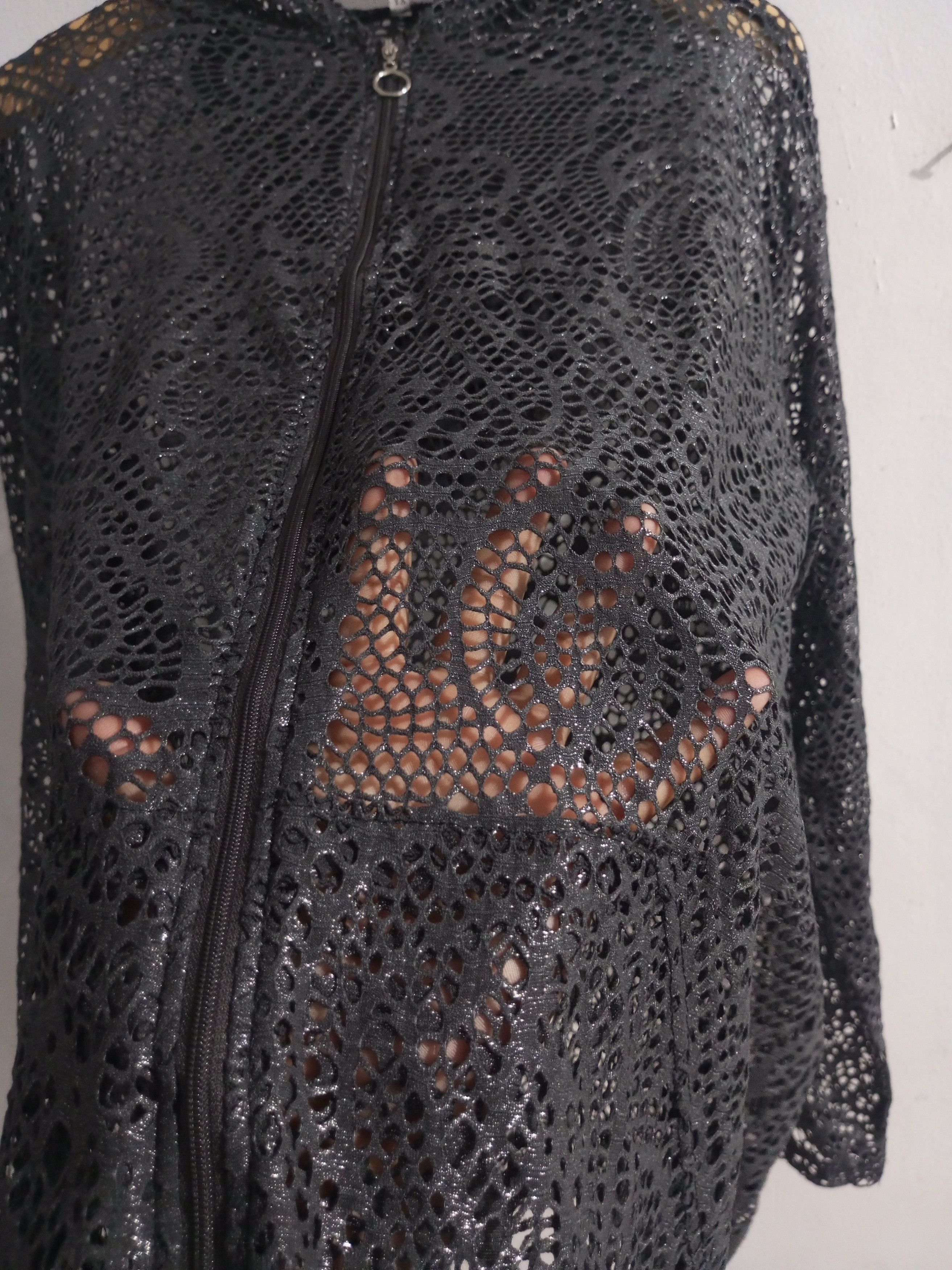 20471120 Vintage japanese mesh zipper hoodie Size US XL / EU 56 / 4 - 2 Thumbnail