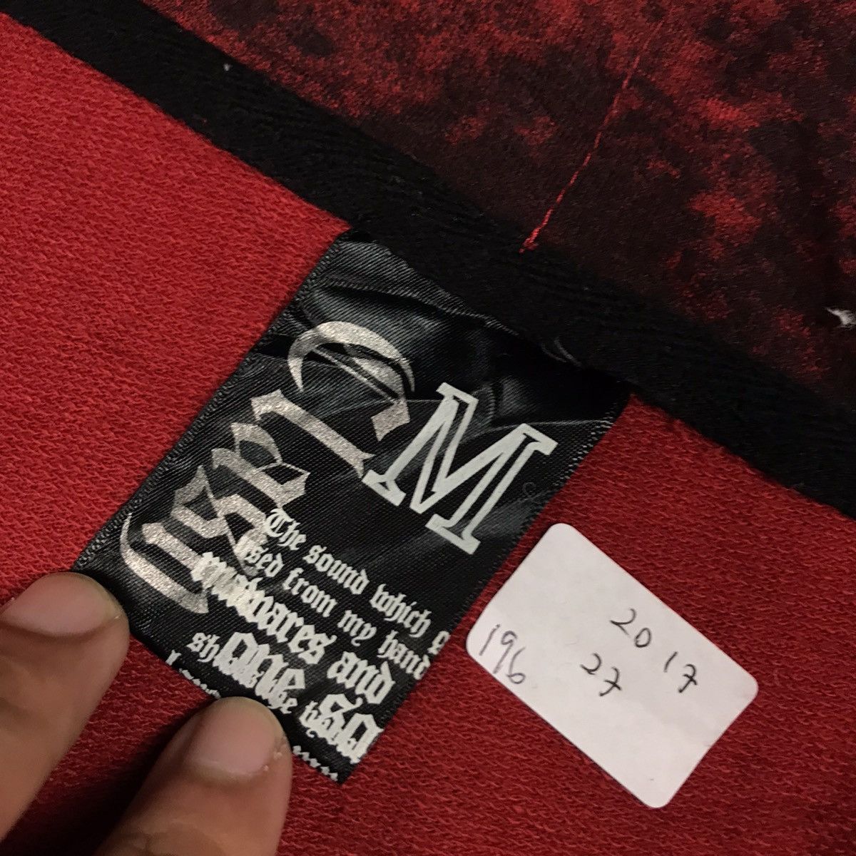 If Six Was Nine × Japanese Brand Japanese brand Red Black Punk Vest Jacket Size US M / EU 48-50 / 2 - 11 Thumbnail