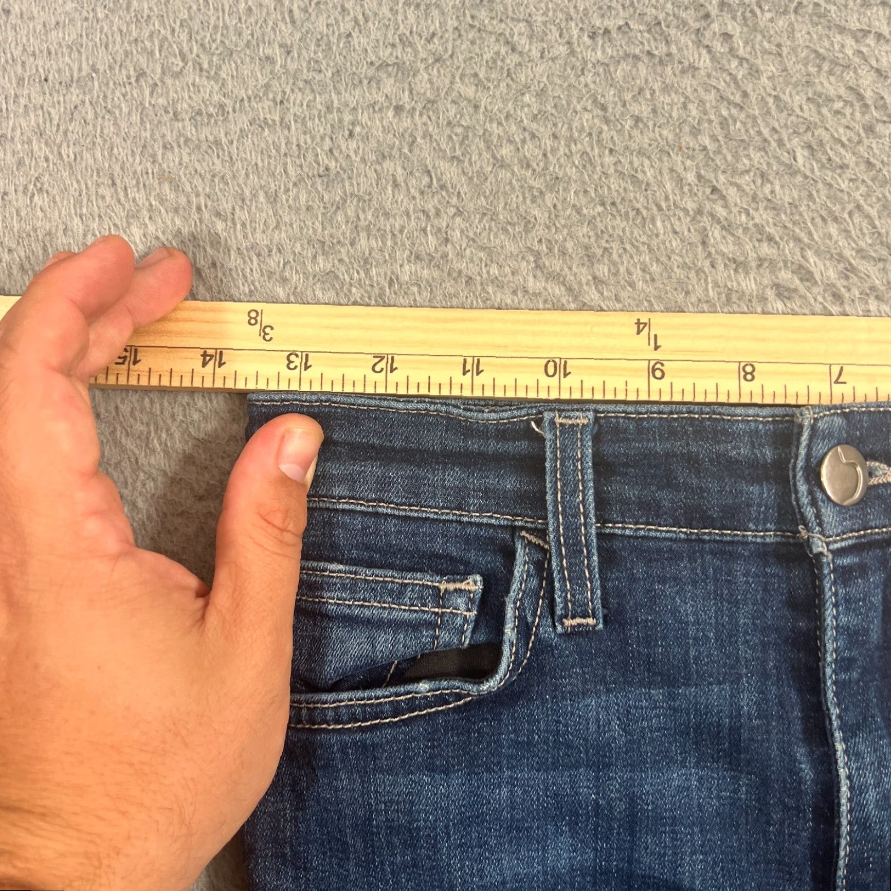Denime Joe's Womens Jeans Slim Skinny Denim 27 Regular Low Rise Blue Stretch Pockets 29 Inseam Size 27" / US 4 / IT 40 - 5 Thumbnail