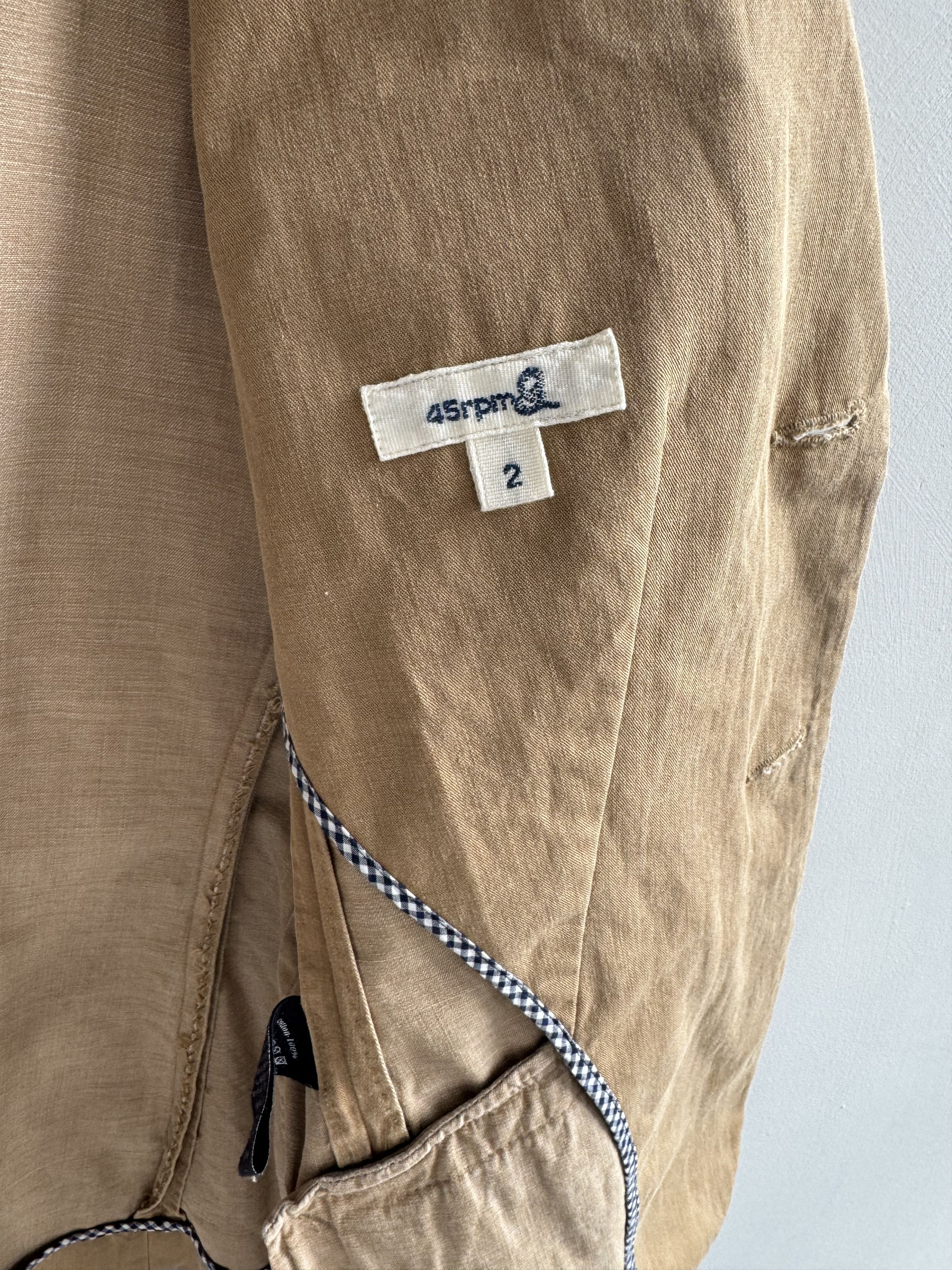 45rpm 45Rpm Khaki Blazer Size XS / US 0-2 / IT 36-38 - 3 Thumbnail