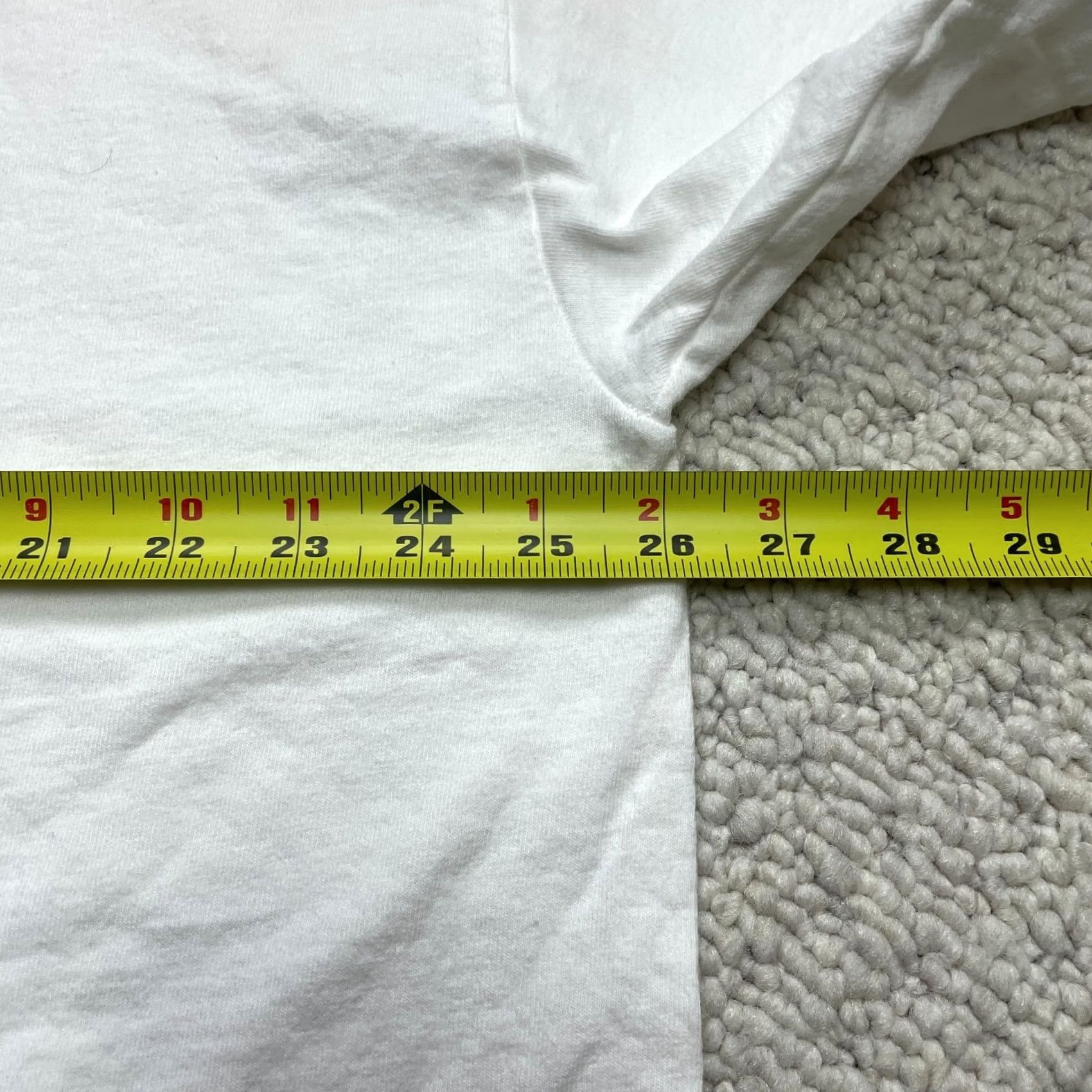 Hanes Hanes Heavyweight Shirt Adult 2XL White Crew Neck Short Sleeve Size US XXL / EU 58 / 5 - 7 Thumbnail