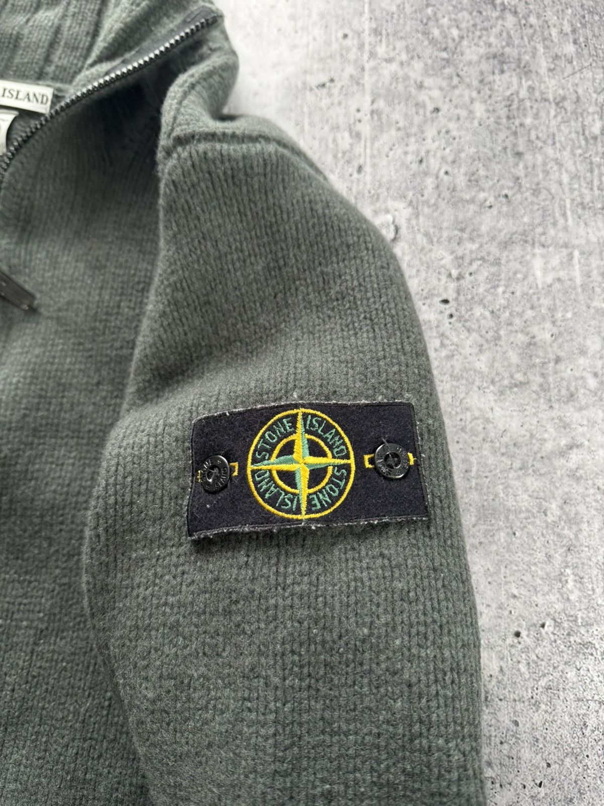 Stone Island Vintage Stone Island Sweater 2000s 1/3 Zip Knit Rare Size M Size US L / EU 52-54 / 3 - 8 Thumbnail