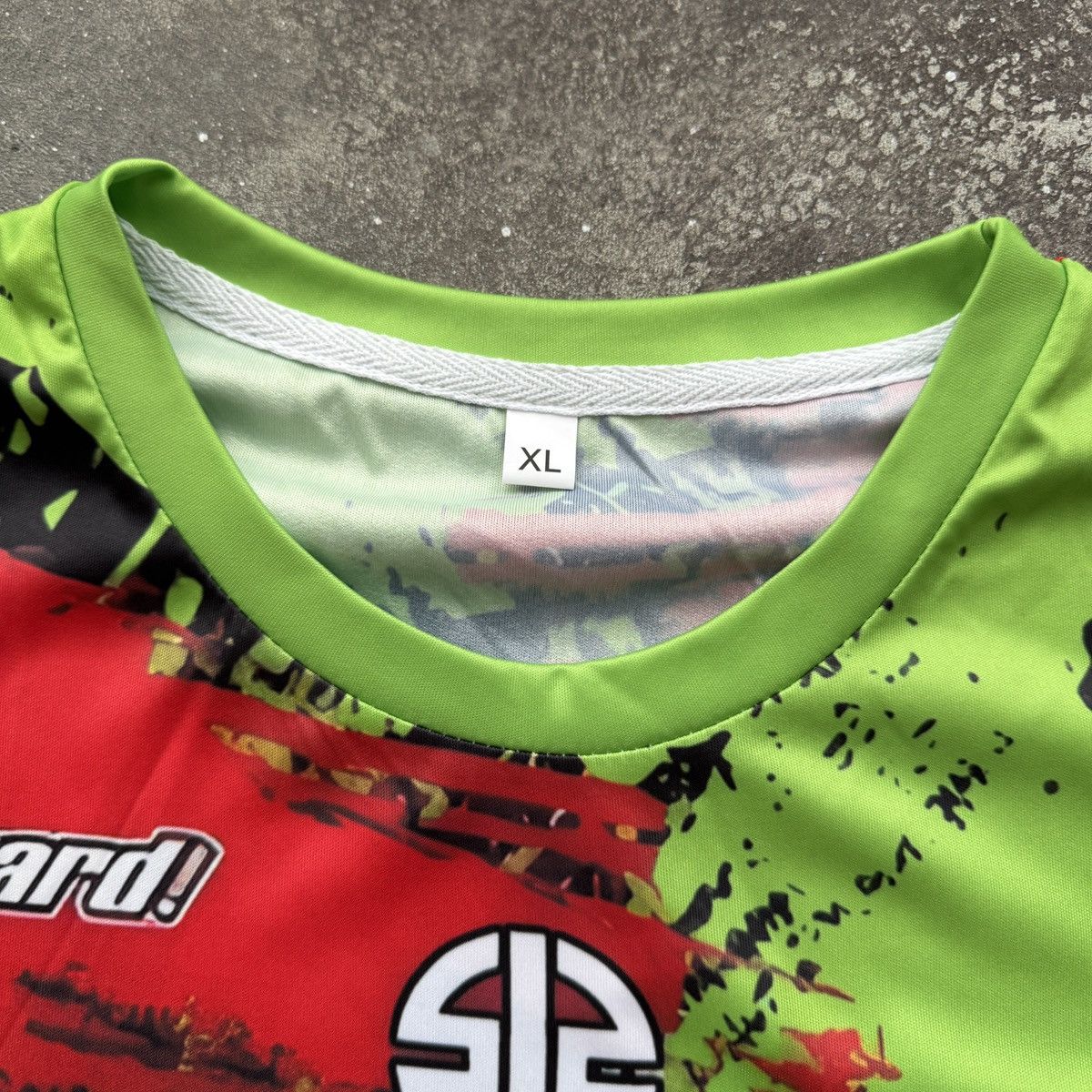 20471120 Kawasaki x Monster Energy Y2K Hype Moto Racing Jersey Size US XL / EU 56 / 4 - 9 Thumbnail