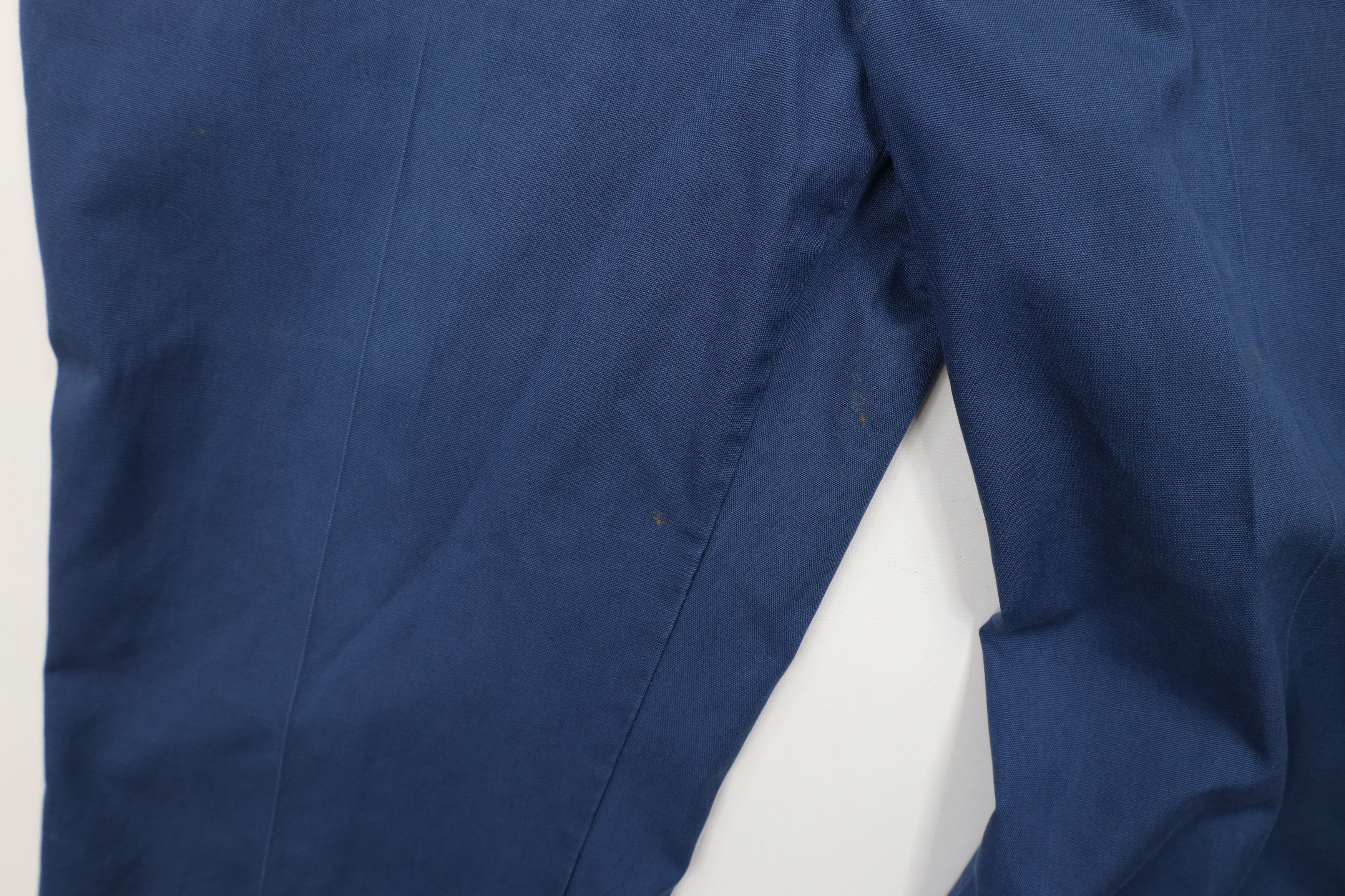 Vintage Vintage 70s Streetwear Flared Wide Leg Chino Pants Blue USA Size US 32 / EU 48 - 6 Thumbnail