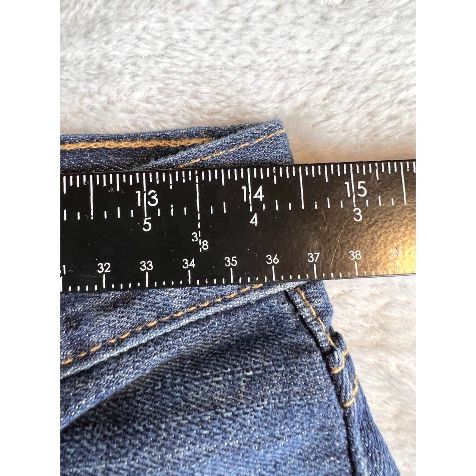 Denime Bullhead Jeans Mens Slim Boot Cut Denim 29x30 Blue 5-Pocket Logo Zipper Button Cowboy Pants Size US 29 - 5 Thumbnail