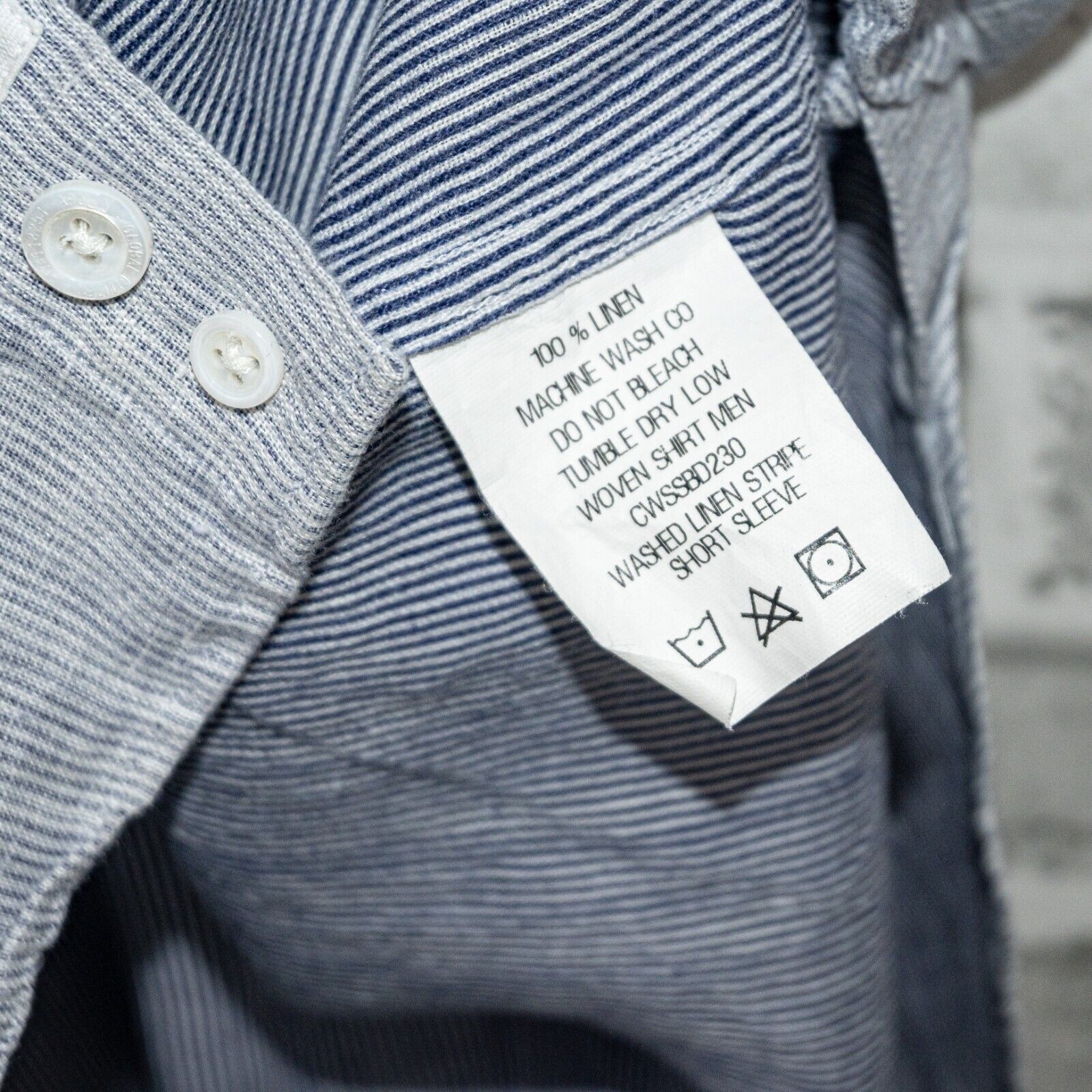 Apolis APOLIS Global Citizen linen Short Sleeve Button Down Shirt Size US XXL / EU 58 / 5 - 6 Thumbnail