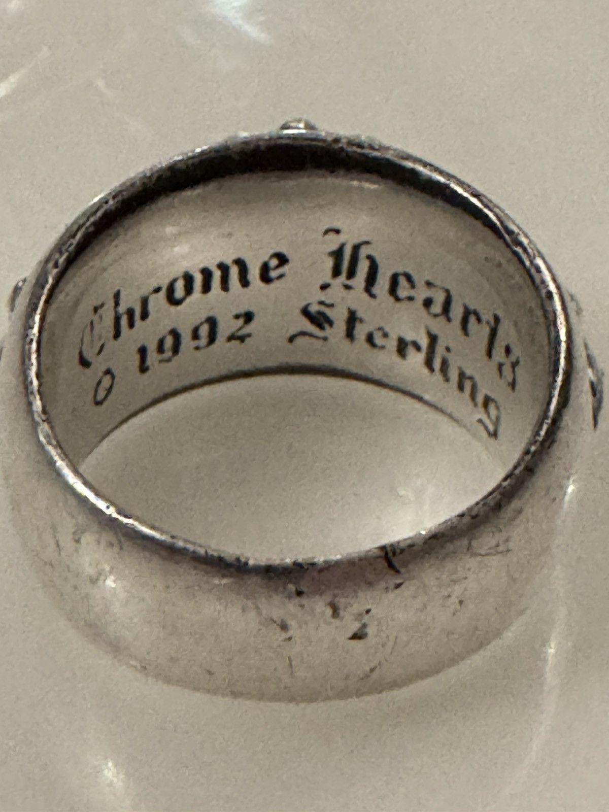 Chrome Hearts US 9 Floral Cross Ring Size ONE SIZE - 4 Thumbnail