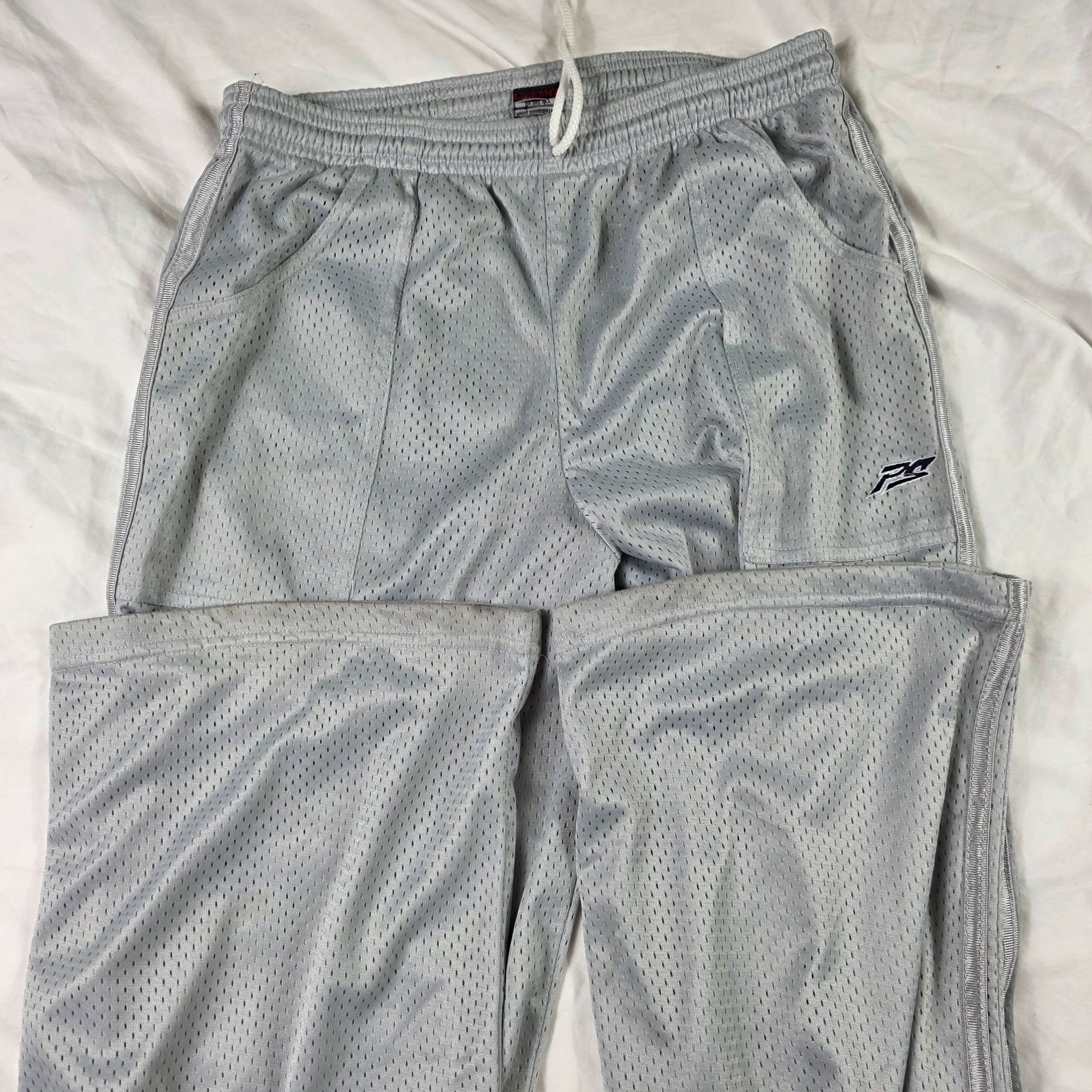 Other Vintage Perfetto Sportswear Mens Large Silver Athletic Pants Size US 34 / EU 50 - 4 Thumbnail