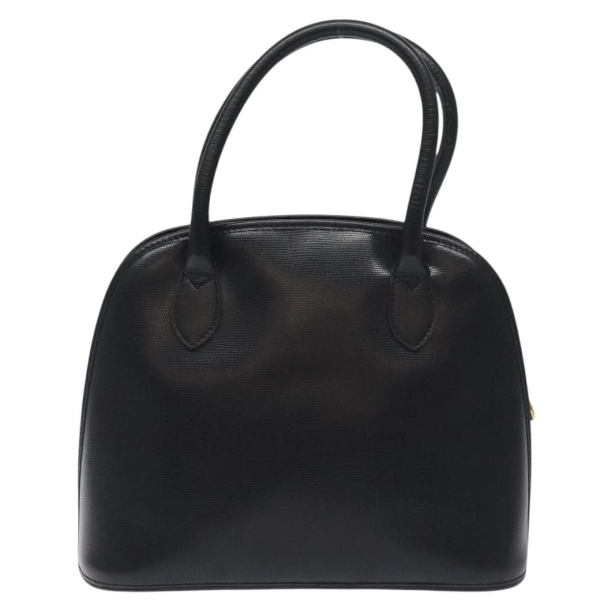 Celine CELINE Hand Bag Leather Black Gold Size ONE SIZE - 3 Thumbnail