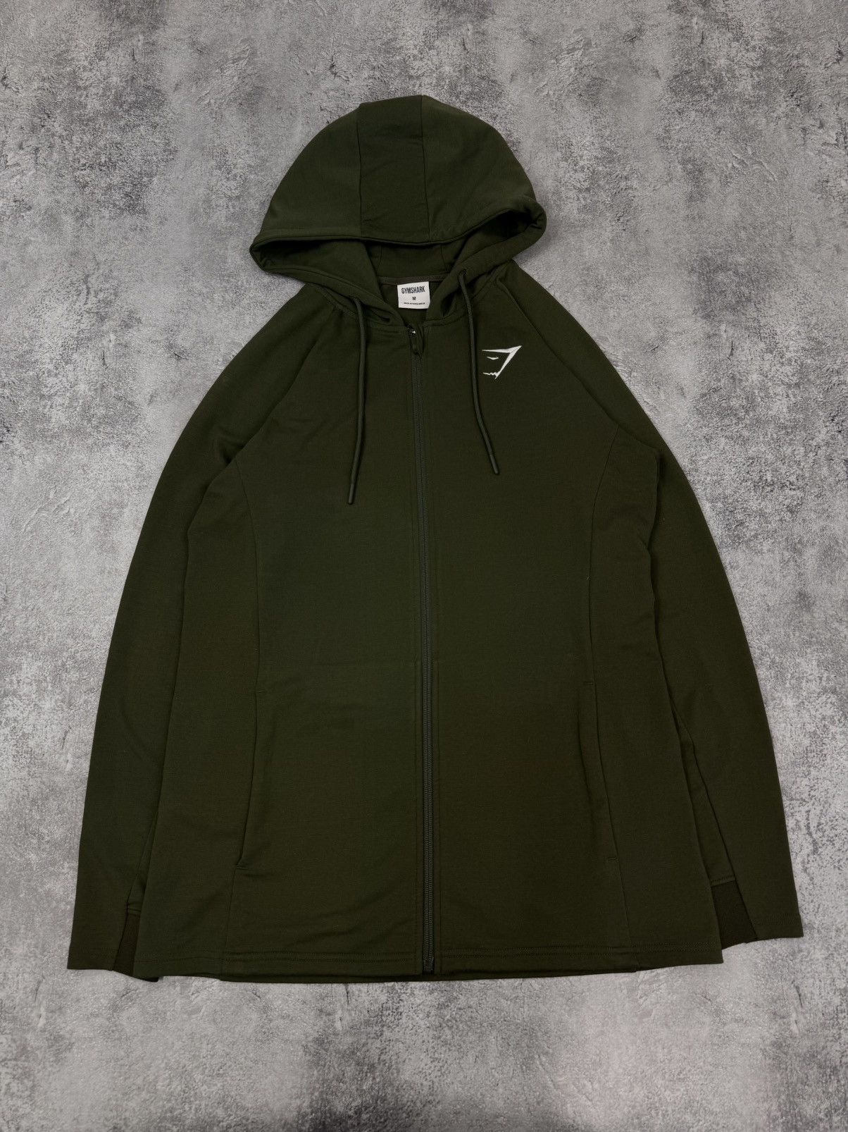 Gymshark Gymshark Men Zip Hoodie Khaki Size M Size US M / EU 48-50 / 2 - 1 Thumbnail