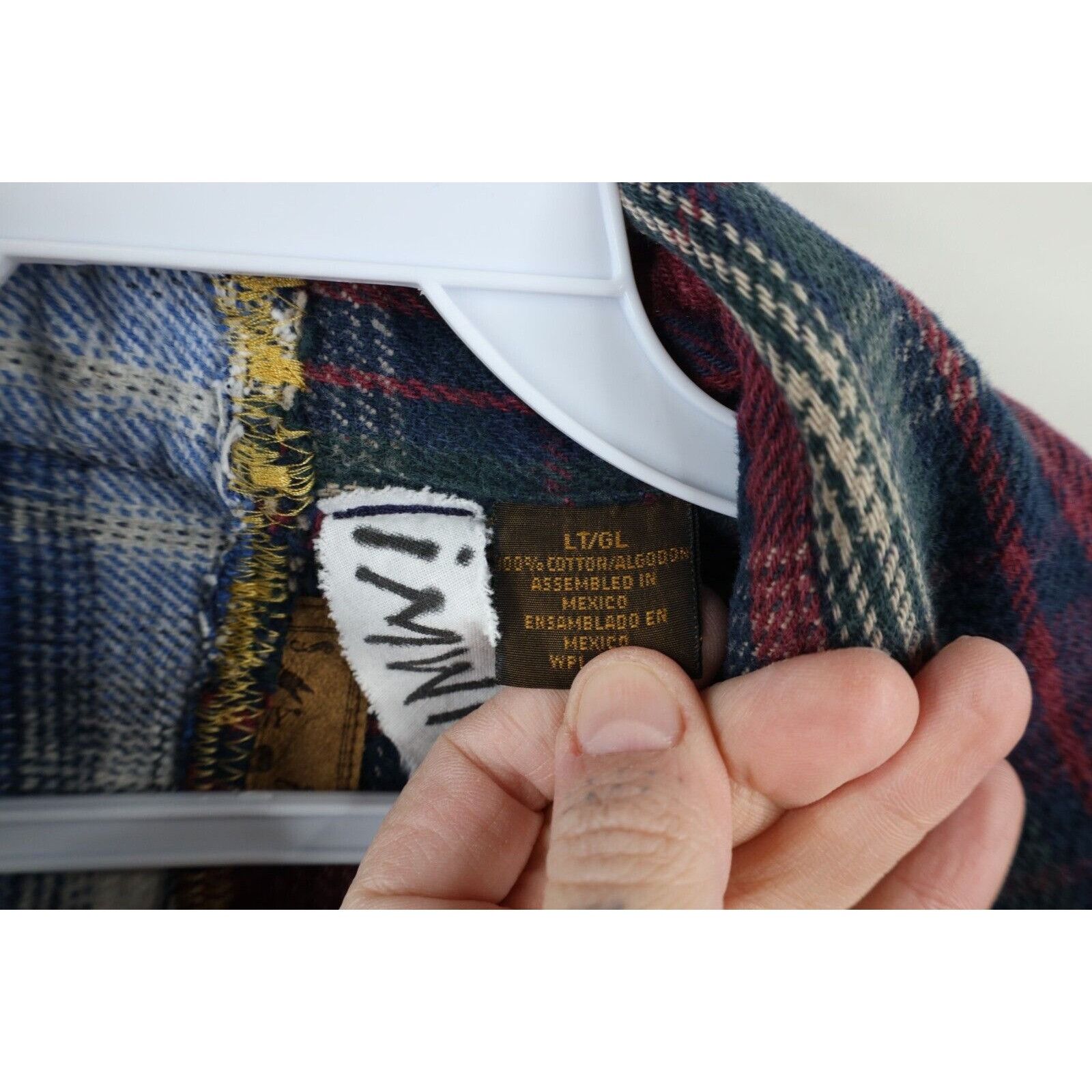 Vintage Vintage 90s Y2K Streetwear Custom Flannel Shirt Dress Size L / US 10 / IT 46 - 14 Thumbnail
