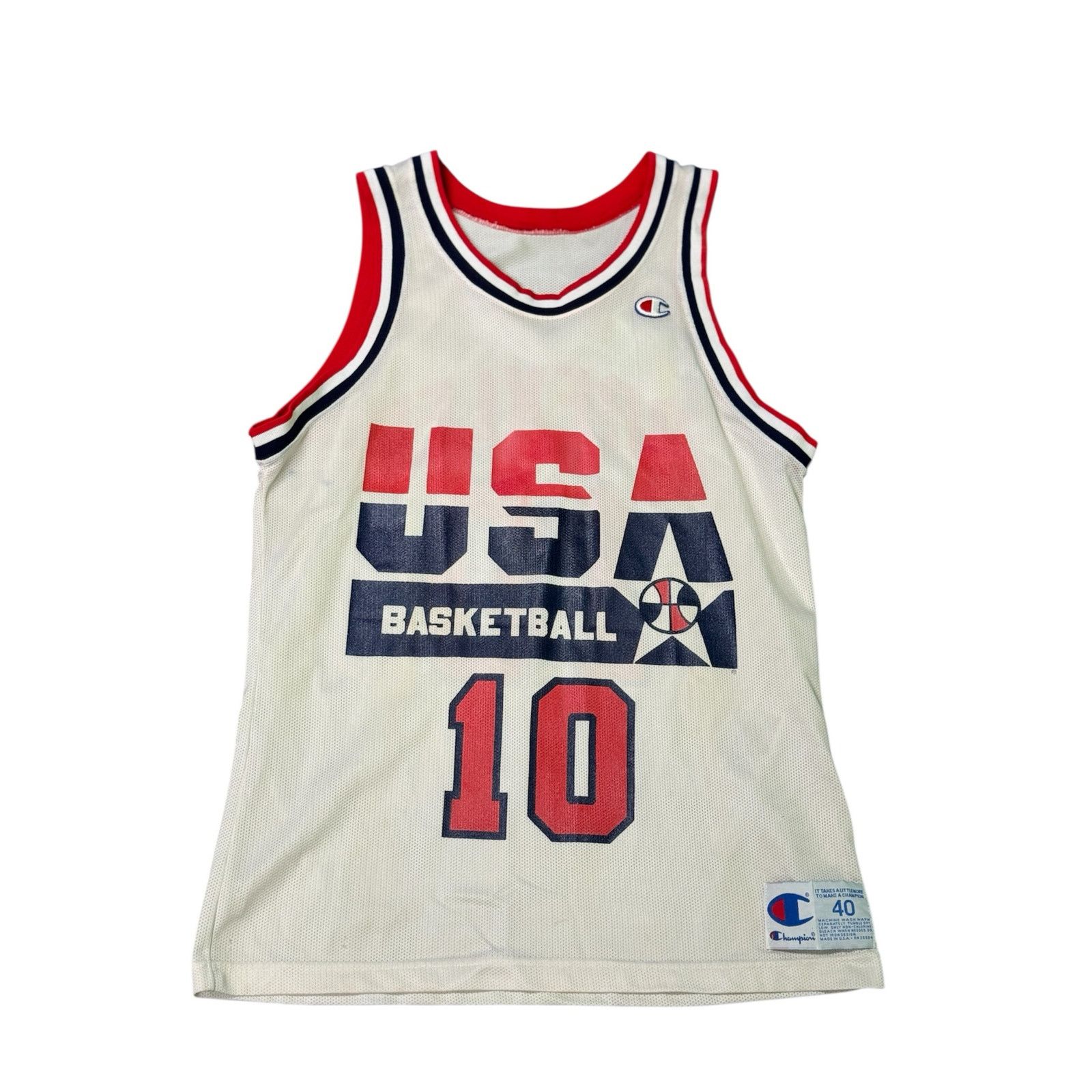 Champion USA Drexler #10 jersey Size US M / EU 48-50 / 2 - 1 Thumbnail