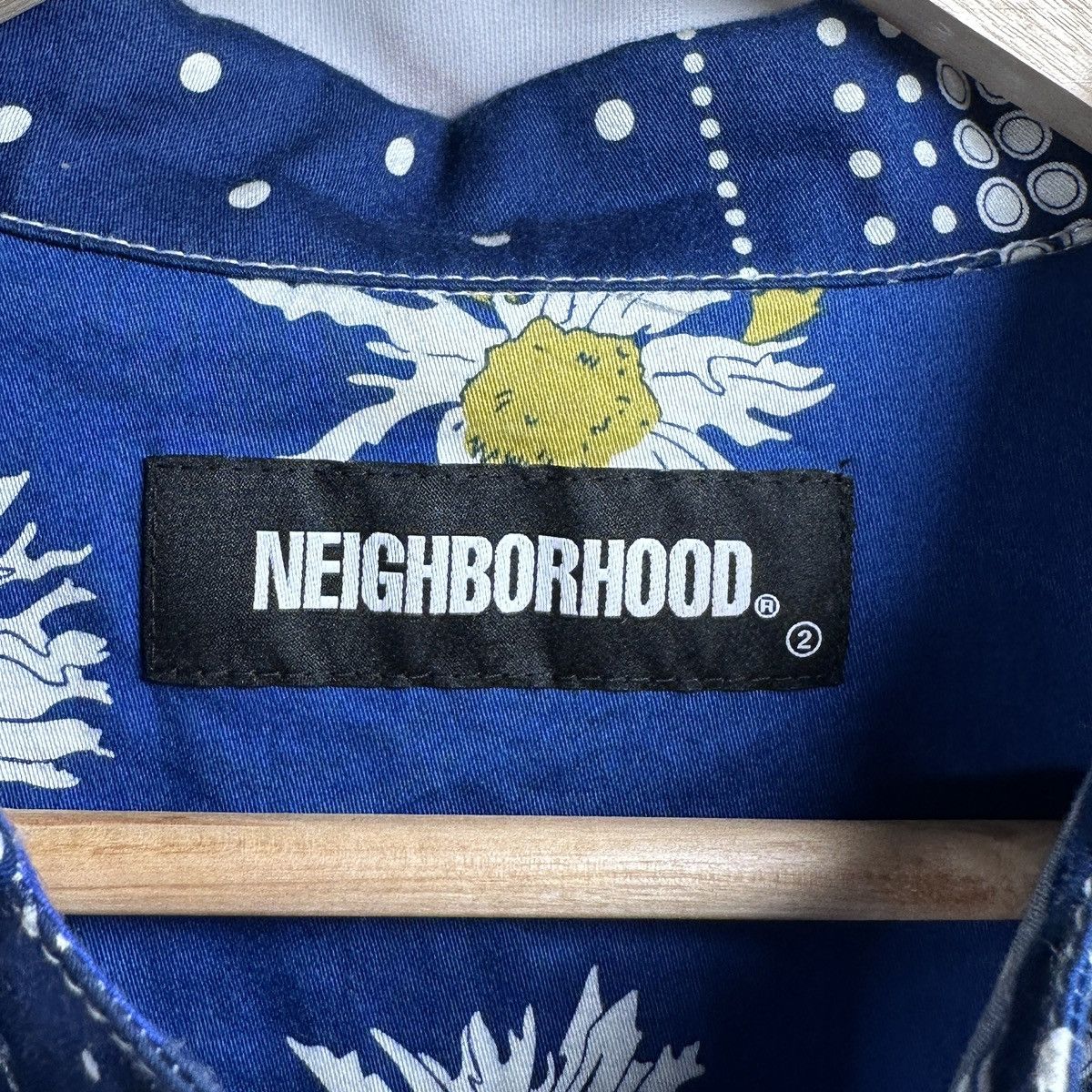 Neighborhood Blue Paisley Camp Collar Shirt Size US S / EU 44-46 / 1 - 4 Thumbnail