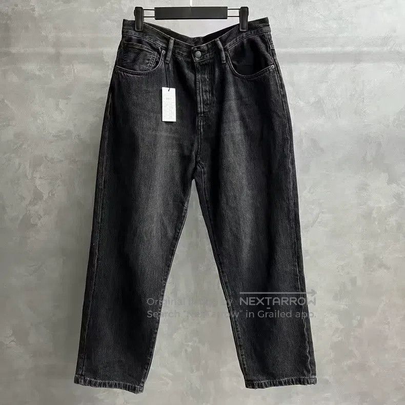 Acne Studios Acne Studios Cotton Vintage Loose-Fit Straight-Leg Button- Size US 32 / EU 48 - 1 Thumbnail