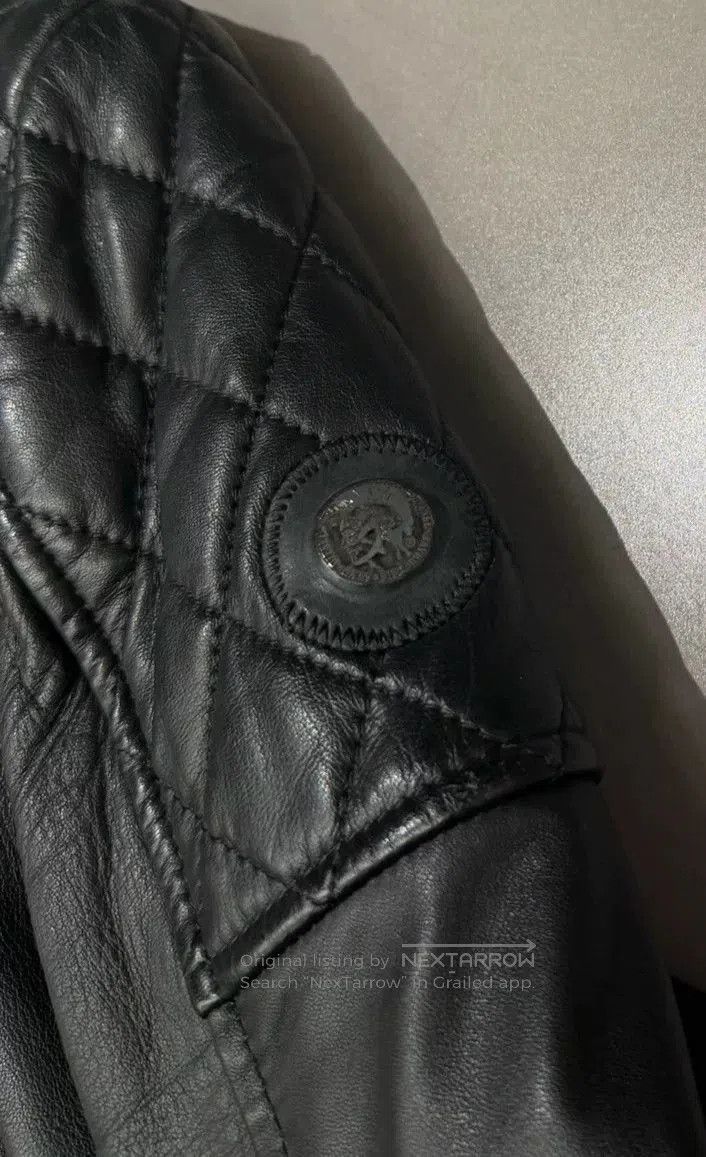 Diesel Diesel Men's Biker Black Leather Jacket. Size US L / EU 52-54 / 3 - 5 Thumbnail