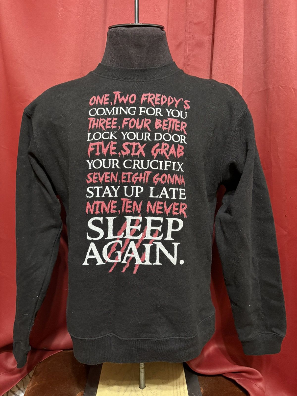 Vintage Vintage Freddy Kruger Sweatshirt Never Sleep Again Countdown Size US M / EU 48-50 / 2 - 2 Thumbnail