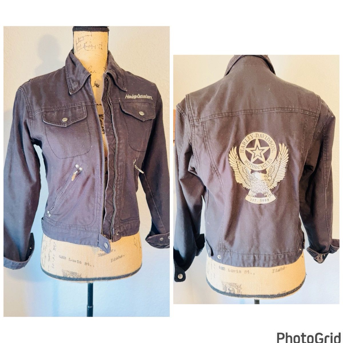 Harley Davidson Harley-Davidson Embroidered Logo Jakcet Size XS / US 0-2 / IT 36-38 - 14 Thumbnail