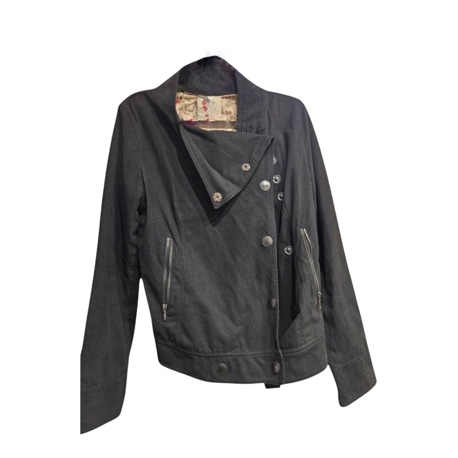 Cop Copine The Cop Copine Draped Suede Like Jacket Size ONE SIZE - 2 Thumbnail