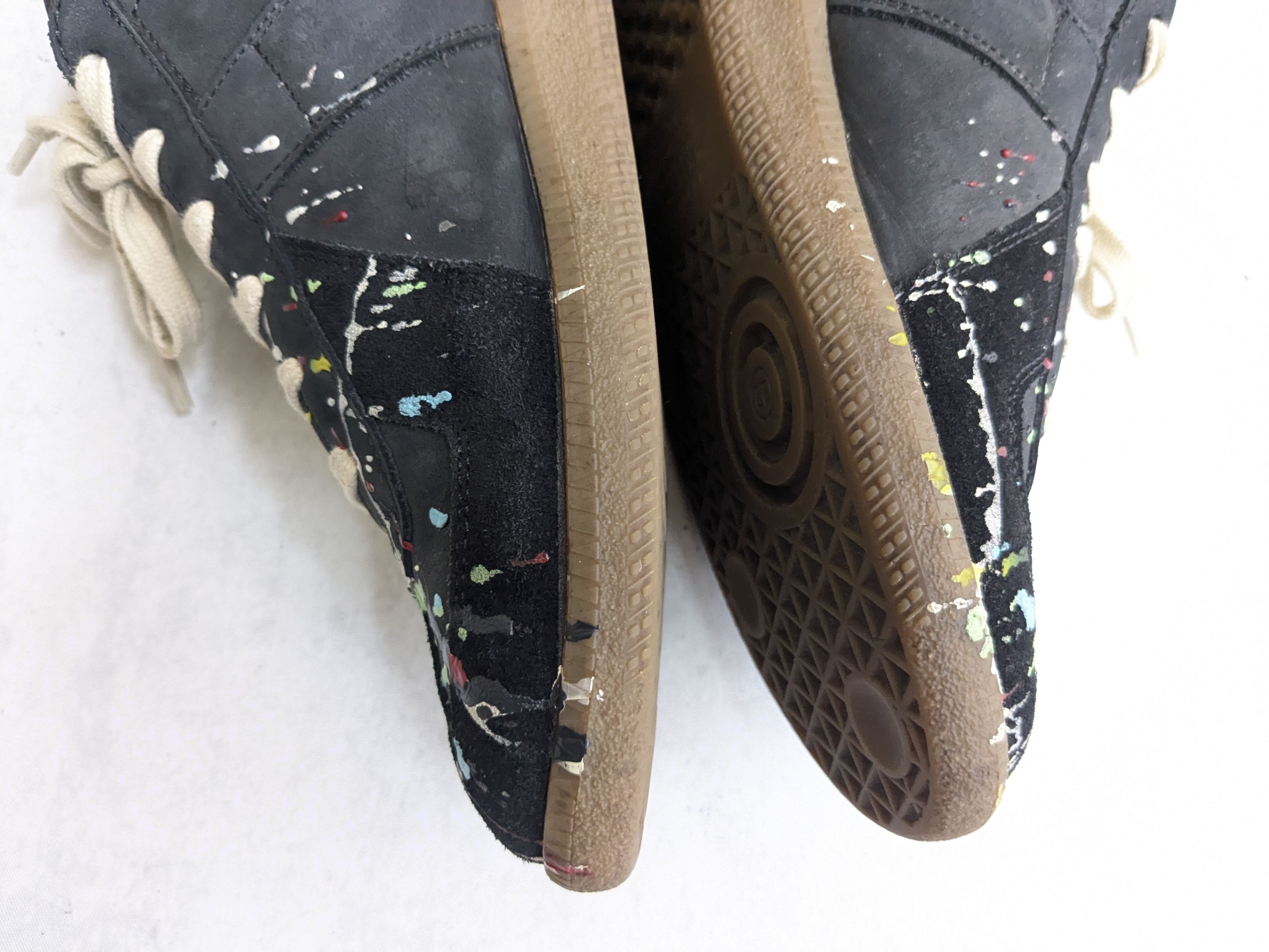 Maison Margiela Maison Margiela Replica GAT Paint Splatter Black 9 42 Low Size US 9 / EU 42 - 9 Thumbnail