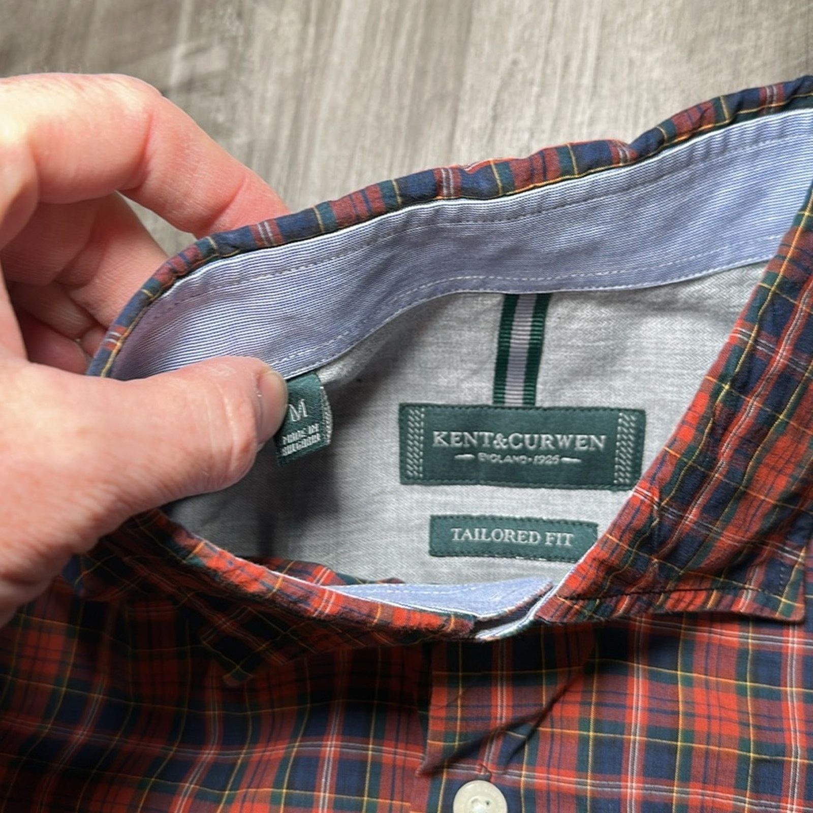 Kent & Curwen Kent & Curwen Tailored Fit Long Sleeve Button Down - Medium Size US M / EU 48-50 / 2 - 7 Thumbnail