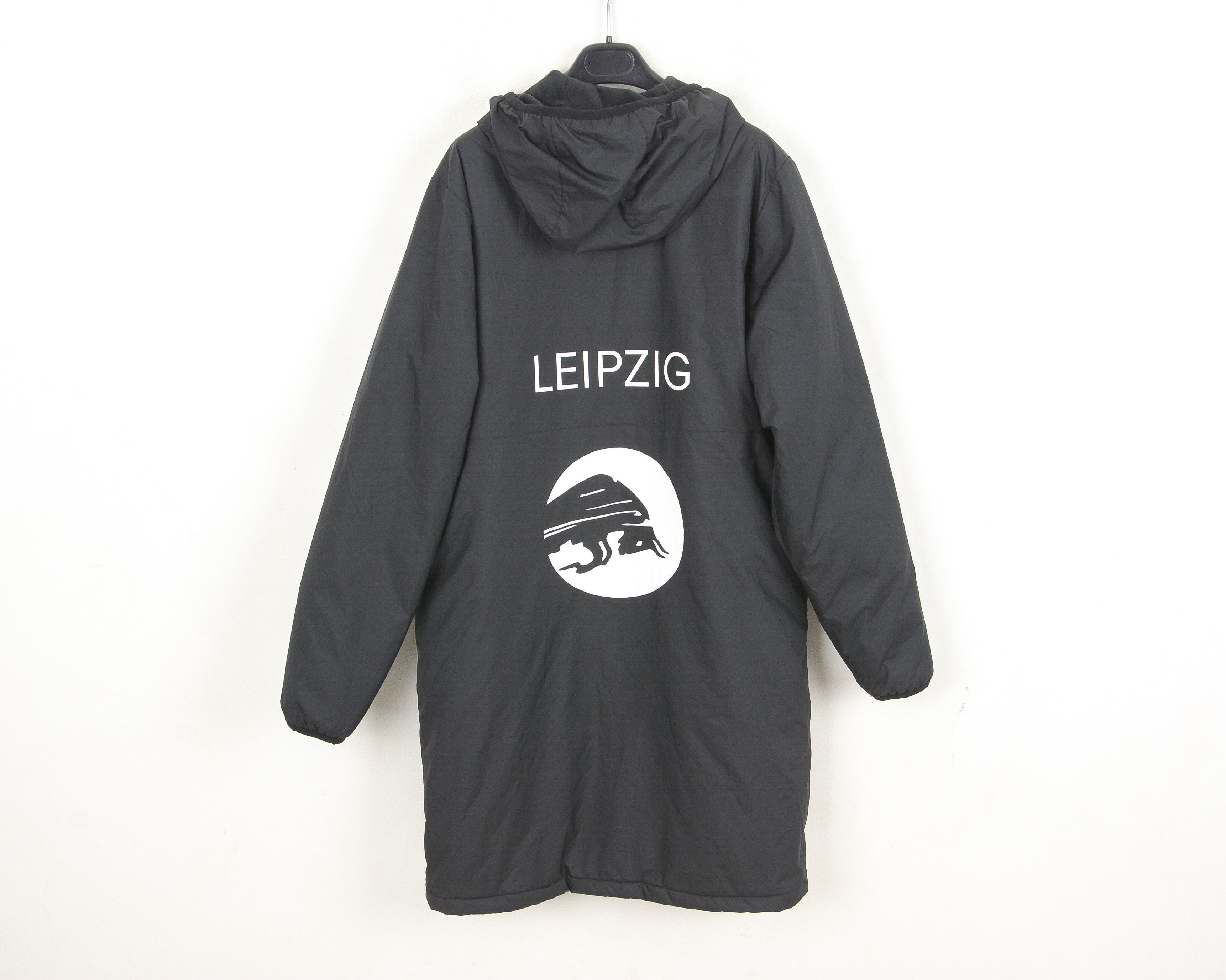 Nike RB LEIPZIG Mens M Long Jacket Parka Hooded FC Soccer Coat Size US M / EU 48-50 / 2 - 4 Thumbnail