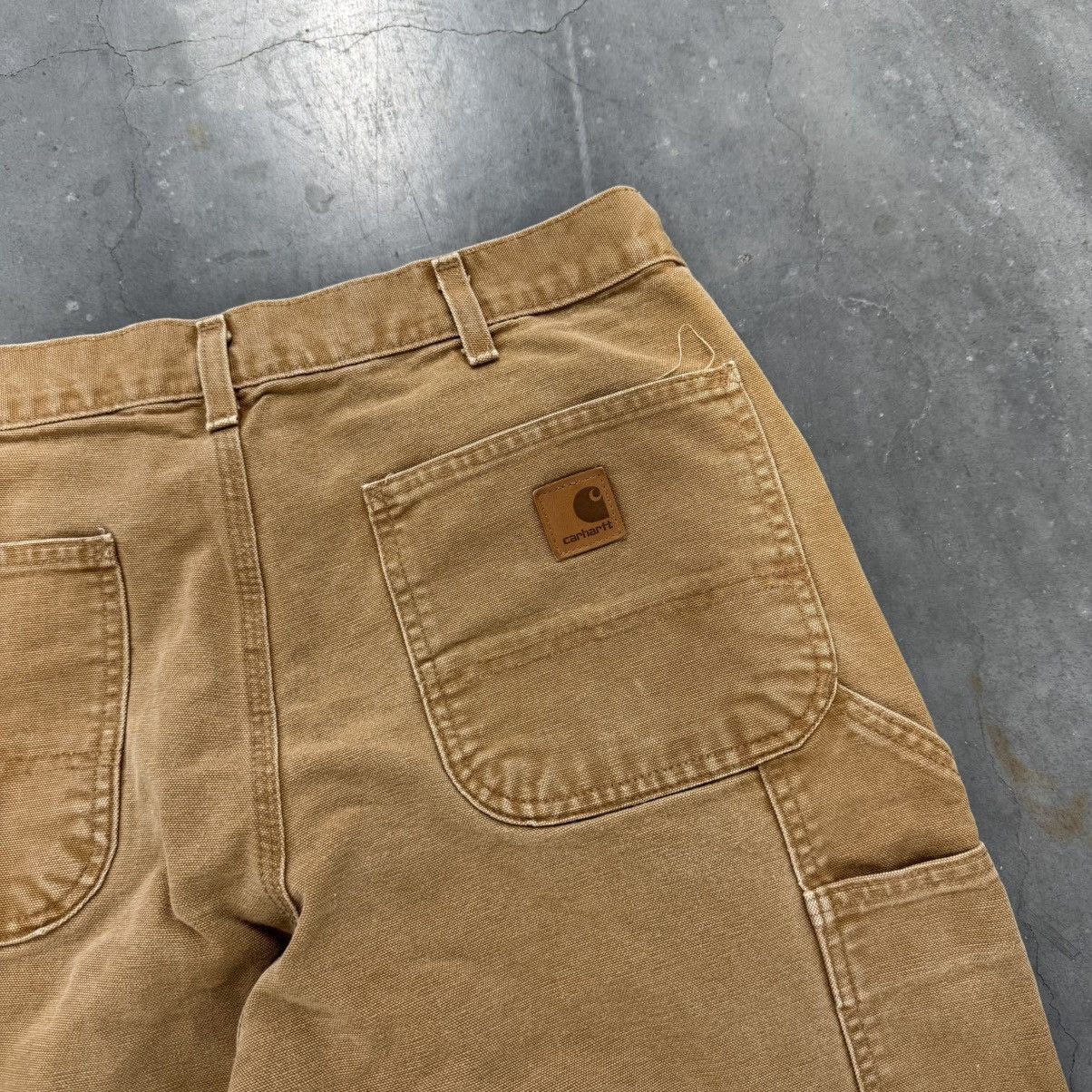Carhartt × Carhartt Wip × Vintage Vintage Y2K Carhartt Faded Distressed Carpenter Pants Size US 32 / EU 48 - 5 Thumbnail
