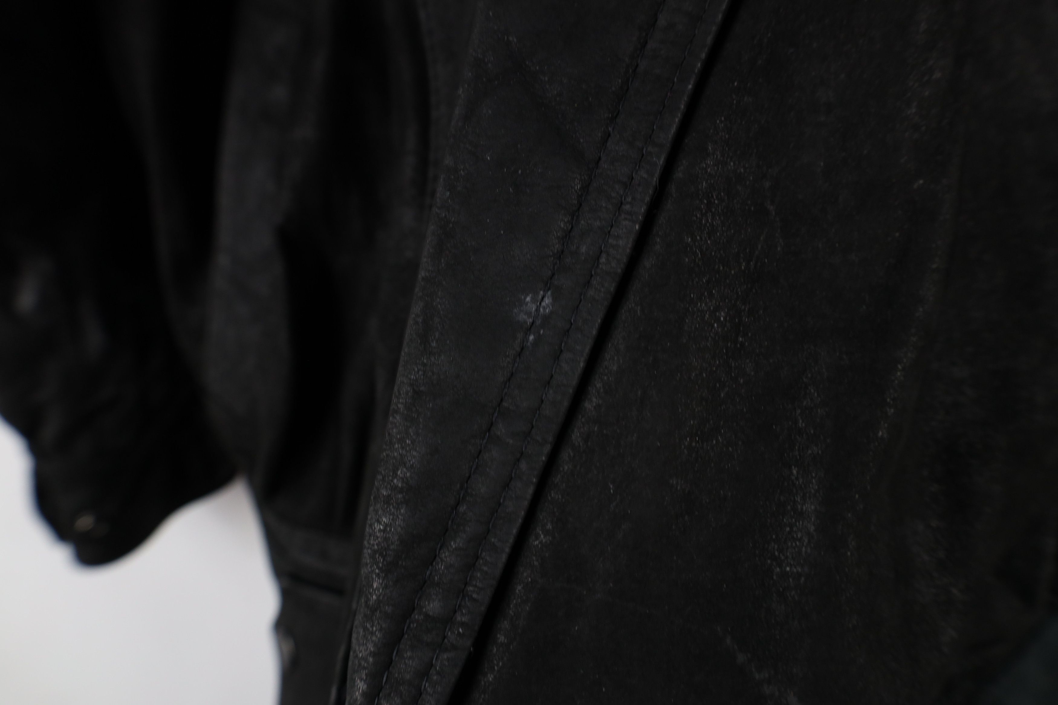 Vintage Vintage 90s Streetwear One Button Suede Leather Jacket Size S / US 4 / IT 40 - 8 Thumbnail