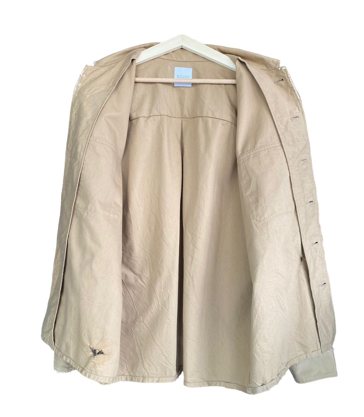 Mackintosh Mackintosh Philosophy Distressed Design Button Shirt Size US M / EU 48-50 / 2 - 11 Thumbnail