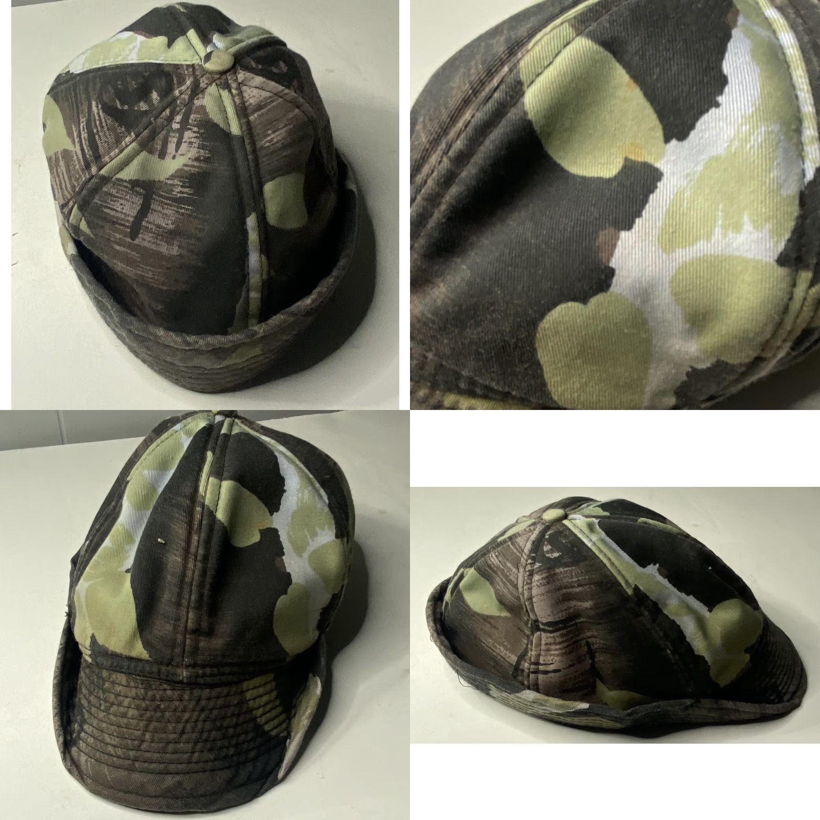Vintage VINTAGE Hunting Camo Hat Cap Winter Unisex Adults M Camouflage Hunter Theme Mens/Womens Size ONE SIZE - 10 Thumbnail
