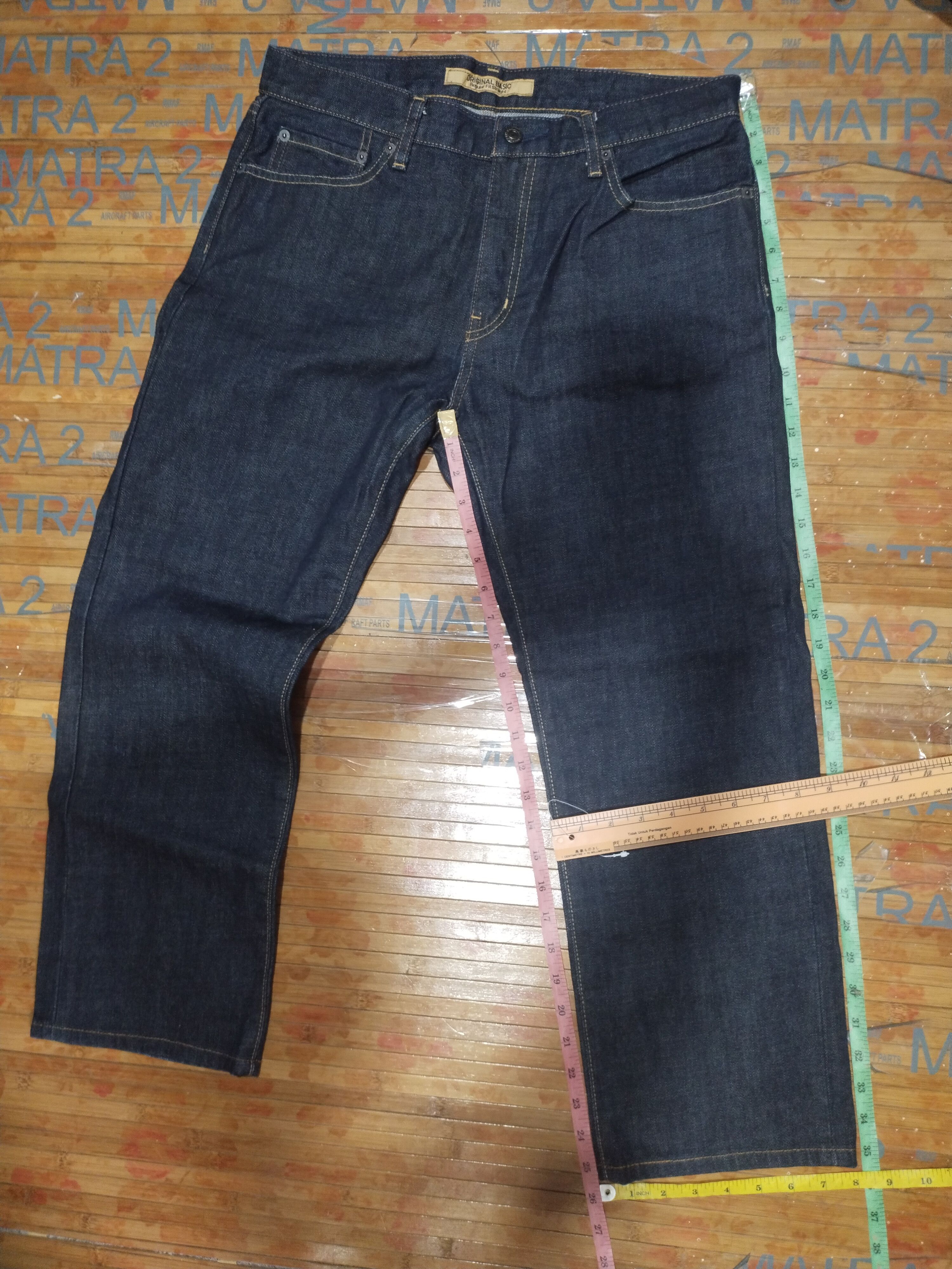 Japanese Brand × Uniqlo Jeans Uniqlo Blue Sz 32" /81cm Size US 32 / EU 48 - 3 Thumbnail