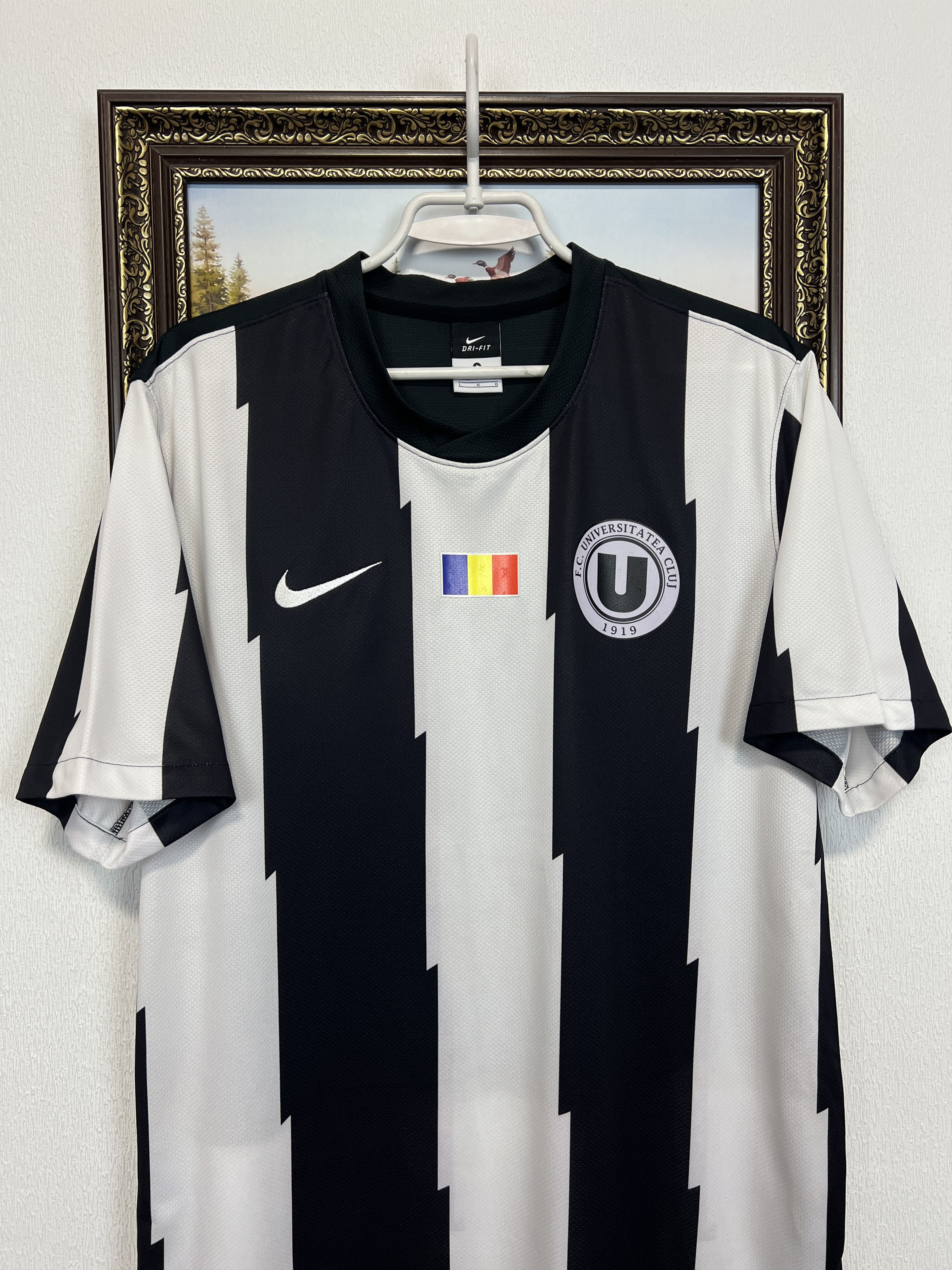 Nike Universitatea Cluj 2013 Home Football Soccer Jersey Trikot Size US L / EU 52-54 / 3 - 2 Thumbnail