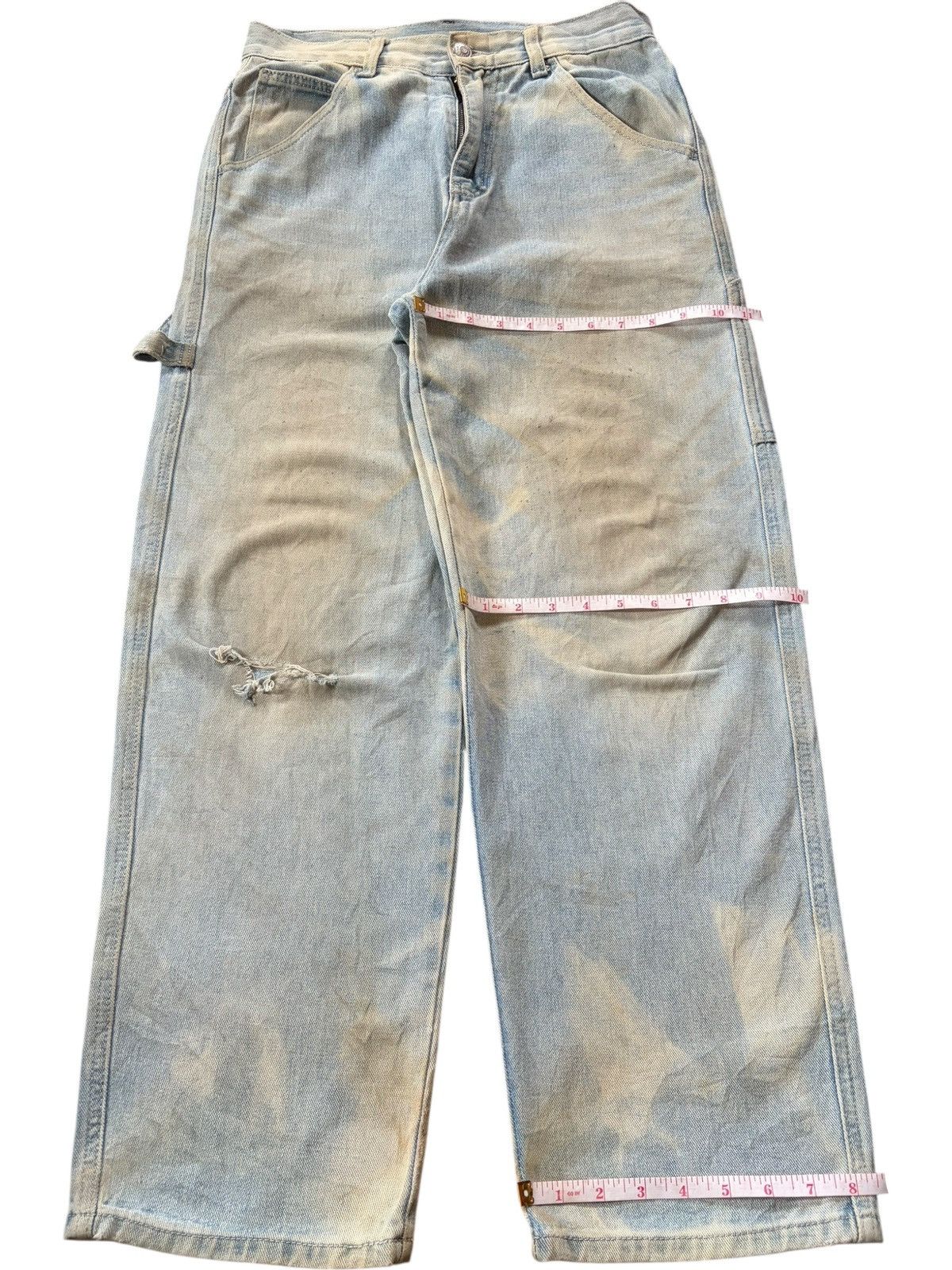 JNCO Vintage Japanese Brand Distress Loose Carpenter Jeans Size US 29 - 8 Thumbnail