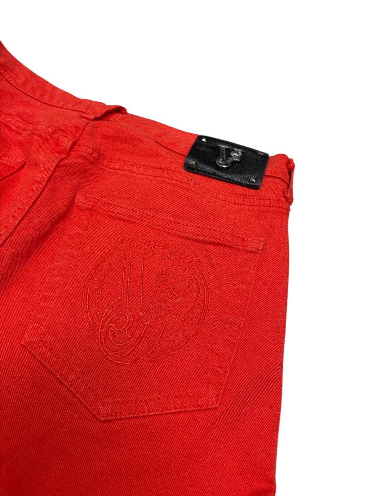 Versace VERSACE JEANS ORANGE SLIM FIT EMBROIDERY LOGO Size US 29 - 8 Thumbnail