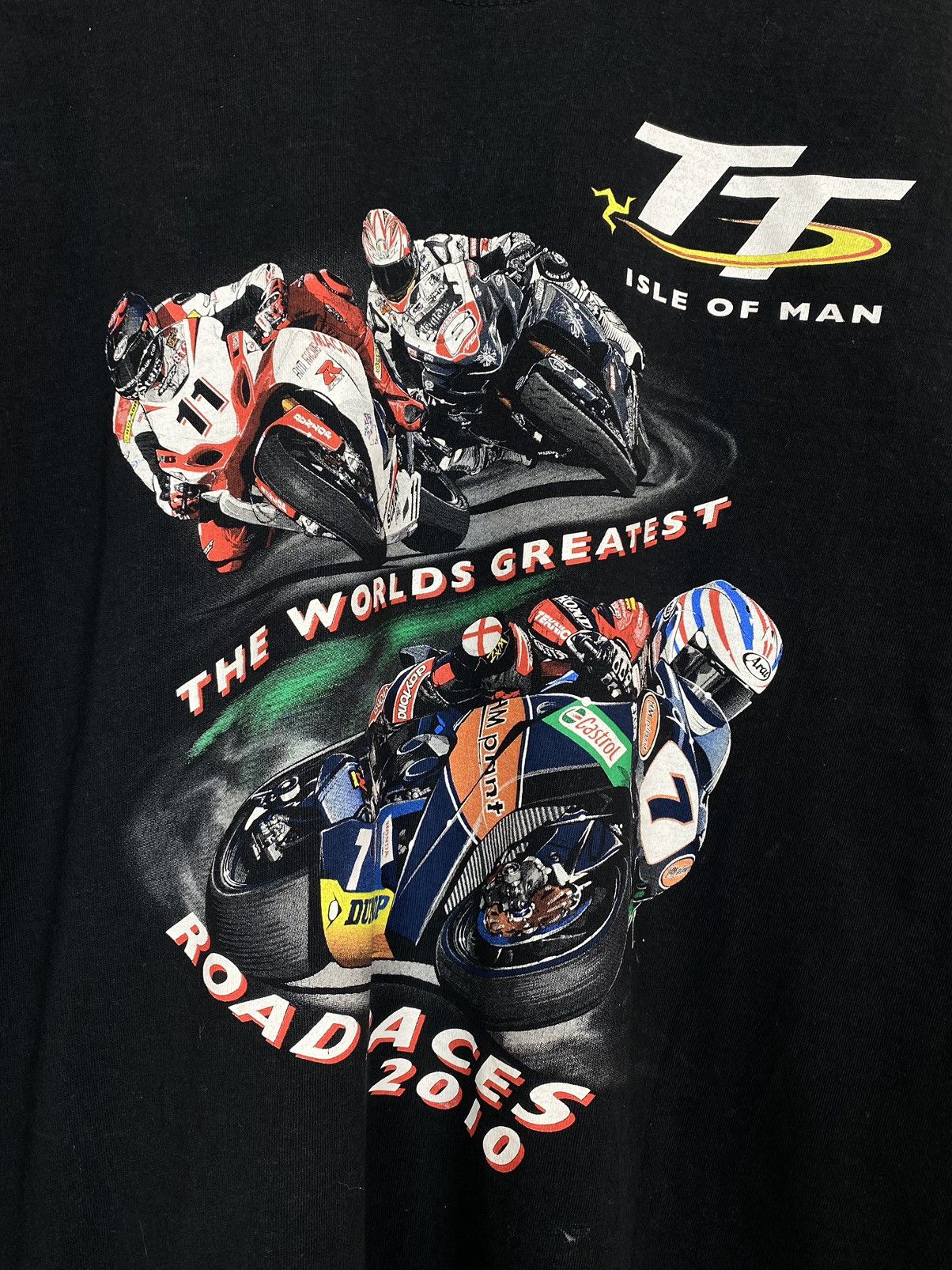 Vintage 🏍️ Vintage TT Isle Of Man Road Races 2010 Racing Tee Graphic Size US XXL / EU 58 / 5 - 5 Thumbnail